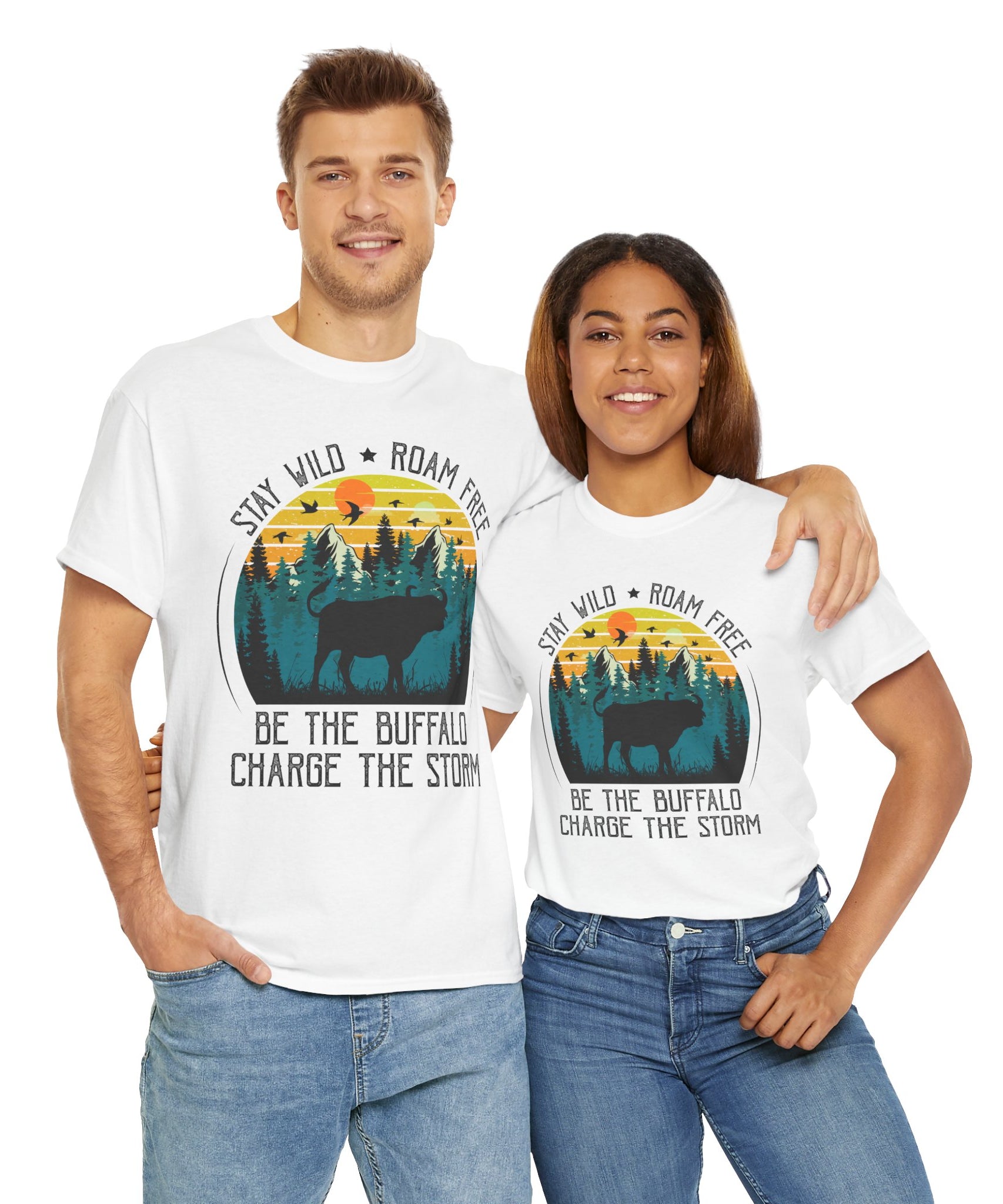 Wild Buffalo Mountain Graphic Tee