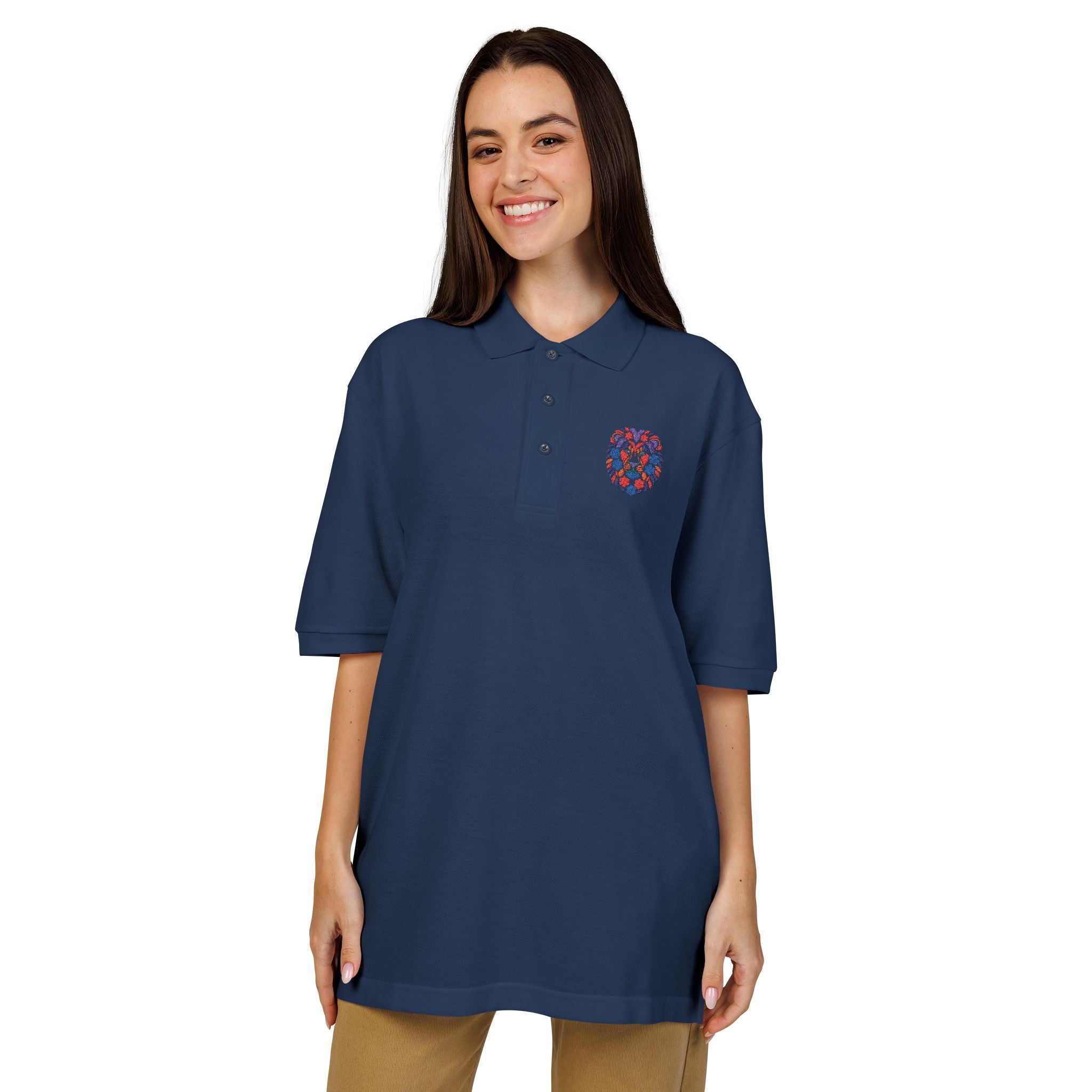 Embroidery Polo Shirt - Stylish, Comfortable, Unisex Shirt for Casual and Office Wear, Perfect Gift for Birthdays and Holidays
