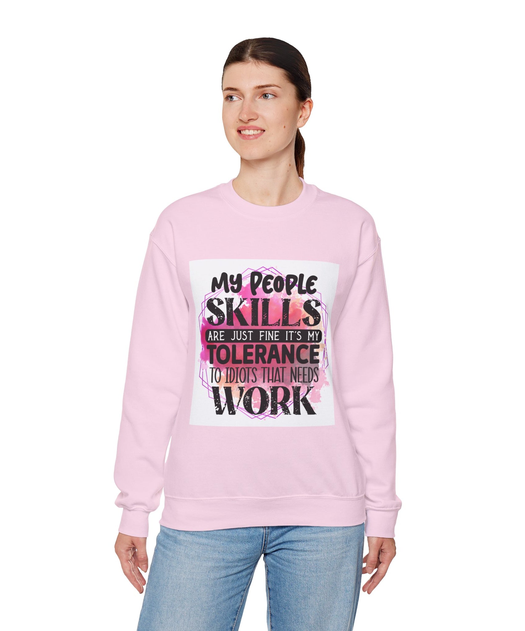 My people skills are just fine Quote Unisex Sweatshirt - Casual Humor Apparel, Gift for Friends, Family - Gallory Hive