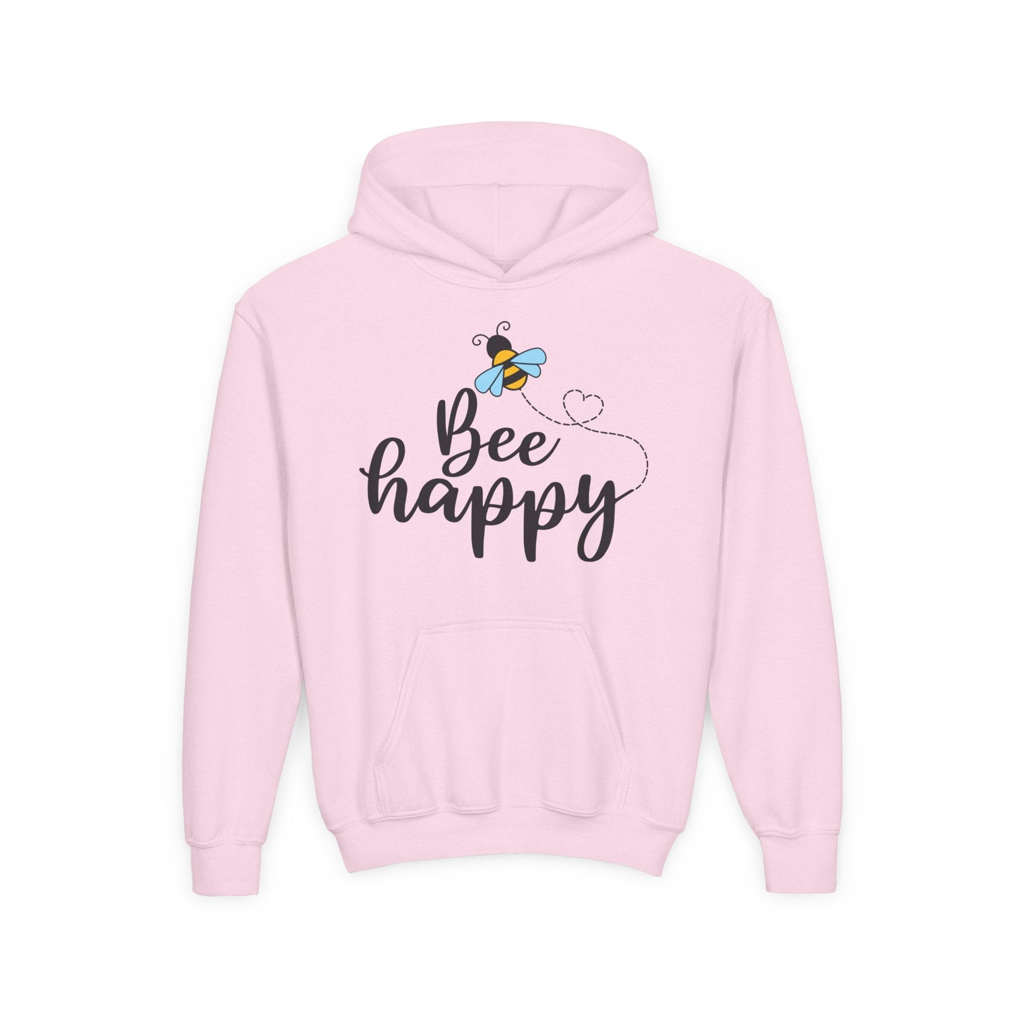 Bee Loved Unisex Kid's Hoodie – Whimsical Heart Trail Design