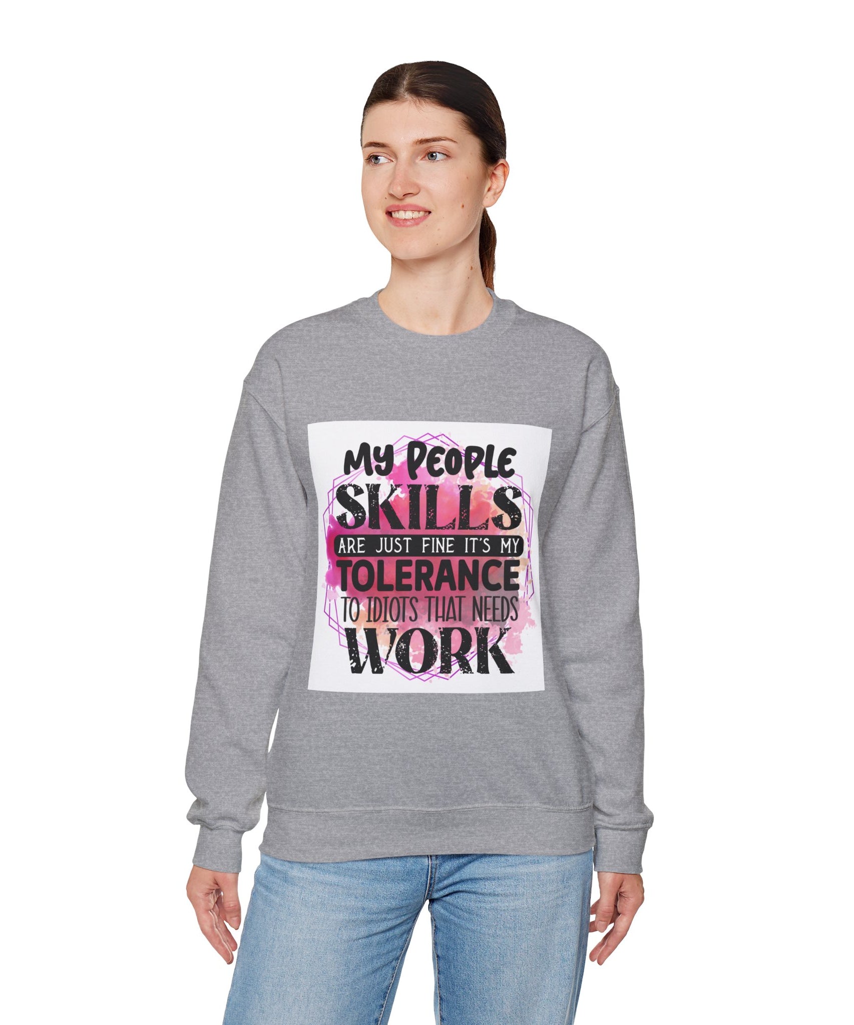 My people skills are just fine Quote Unisex Sweatshirt - Casual Humor Apparel, Gift for Friends, Family - Gallory Hive