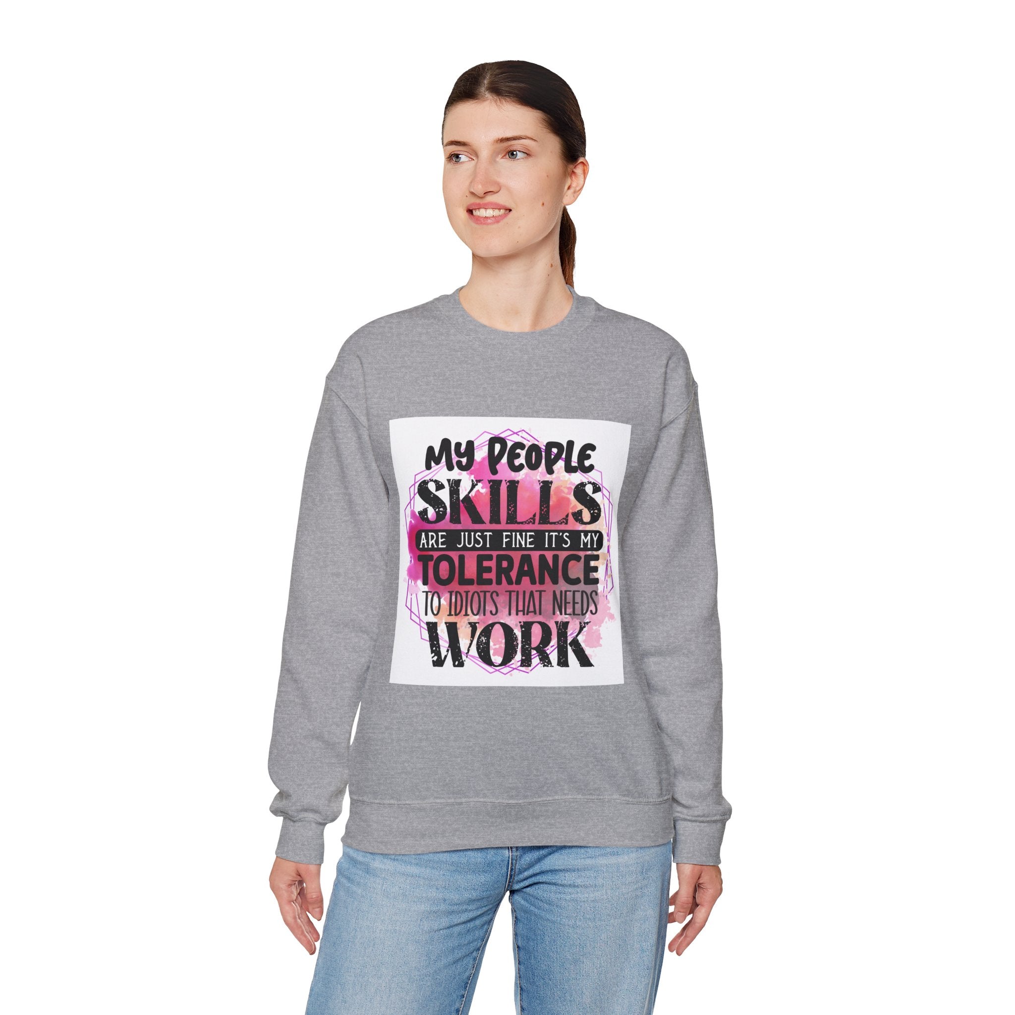 My people skills are just fine Quote Unisex Sweatshirt - Casual Humor Apparel, Gift for Friends, Family - Gallory Hive