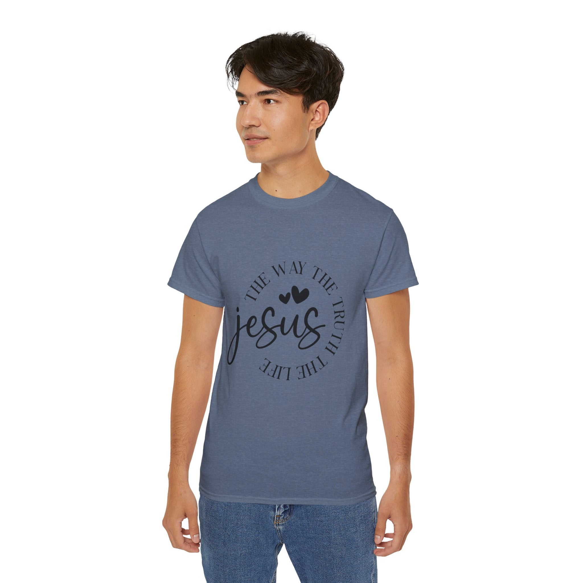 Unisex The way the Truth Tee - Inspirational Casual Wear, Christian T-Shirt, Motivational Gift, Faith-Based Apparel, Everyday Comfort