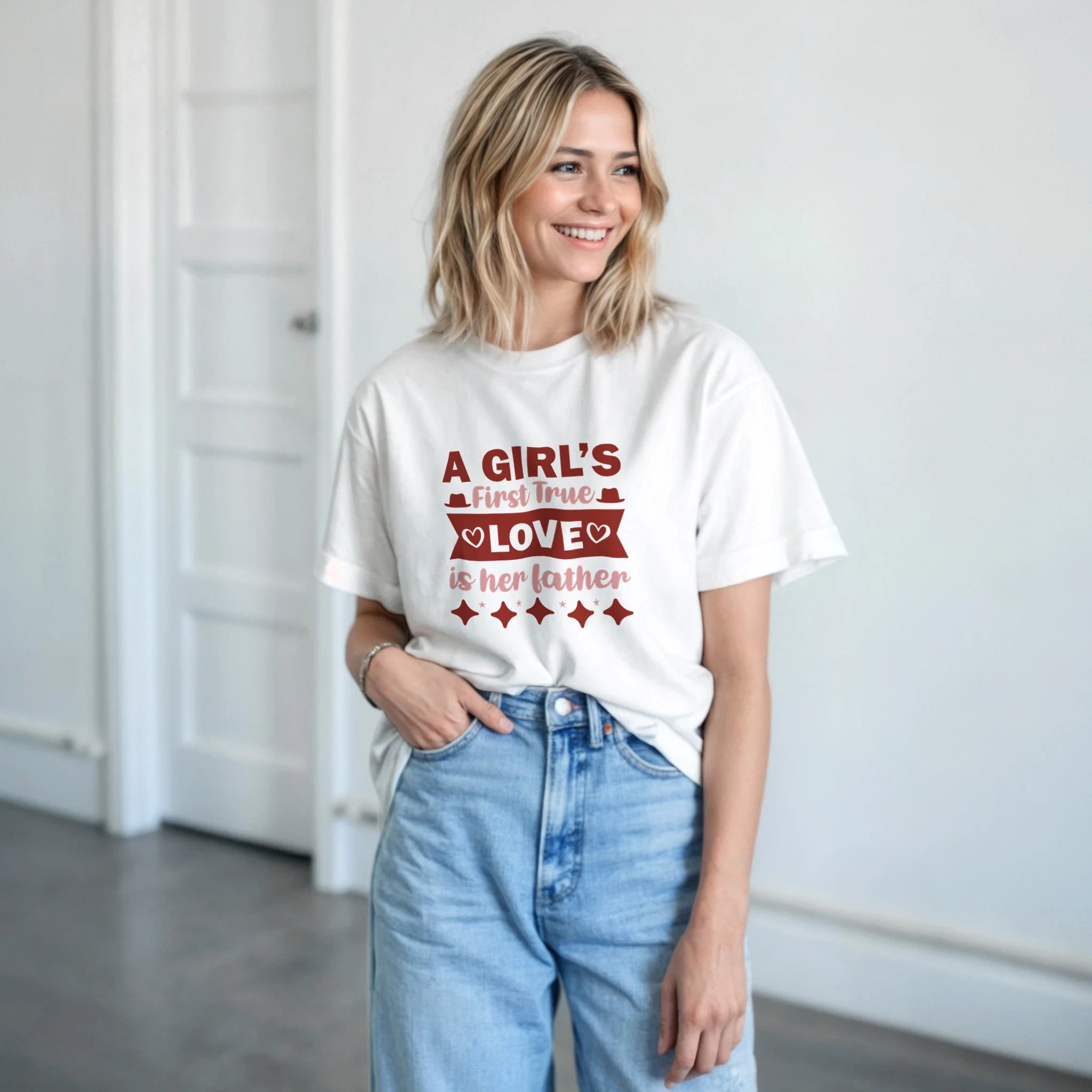 Minimalist Dad Love Shirt – Unisex Tee