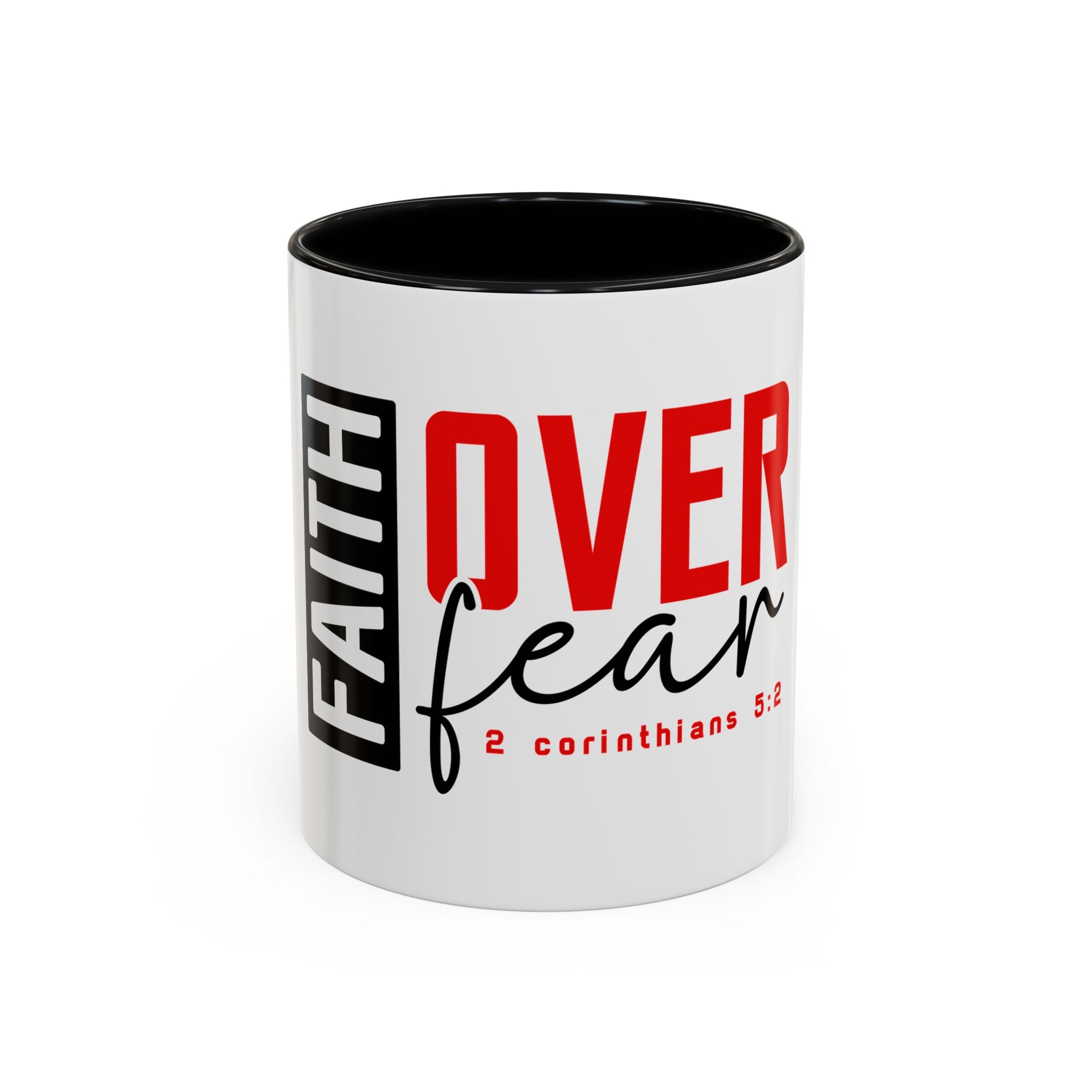 Faith Scripture Accent Coffee Mug | Gallory Hive