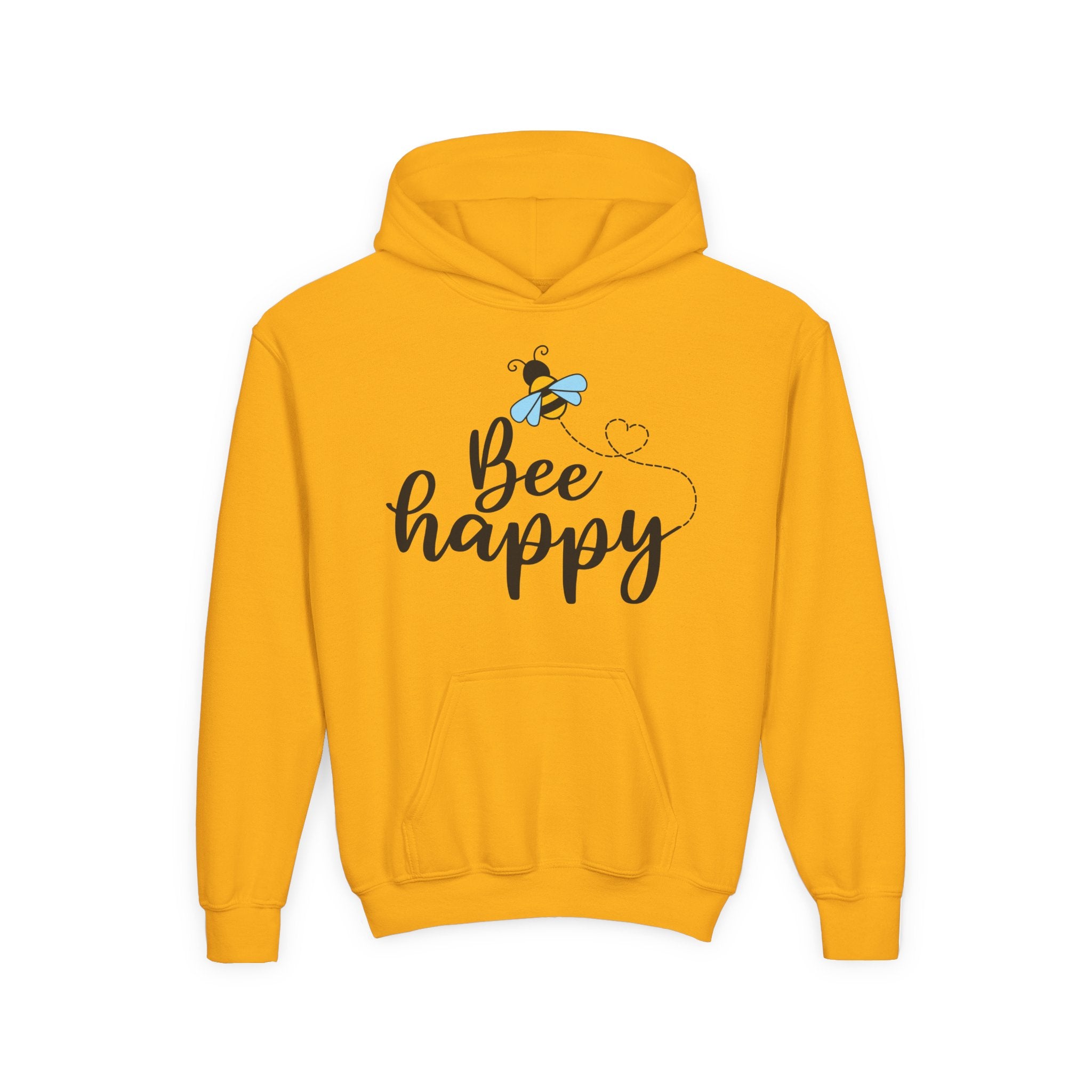 Bee Loved Unisex Kid's Hoodie – Whimsical Heart Trail Design