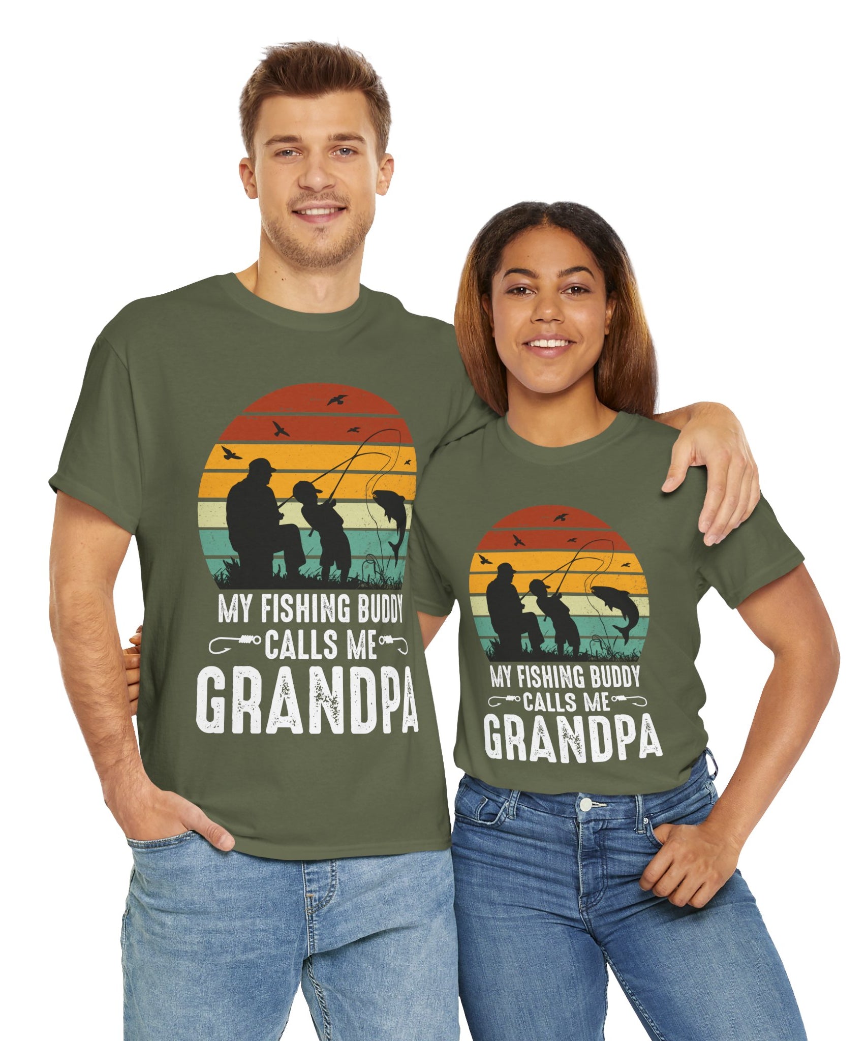 Family Fishing Day Graphic Tee