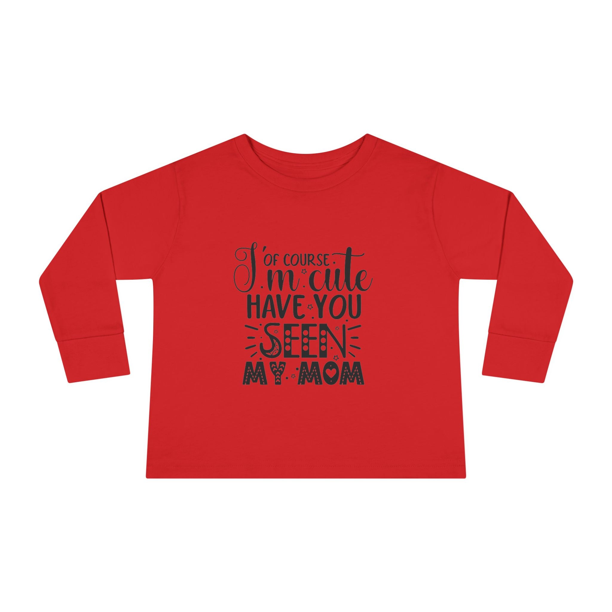 Toddler Long Sleeve Tee - Cute Gift for Dads, Family Celebrations, Birthday Party