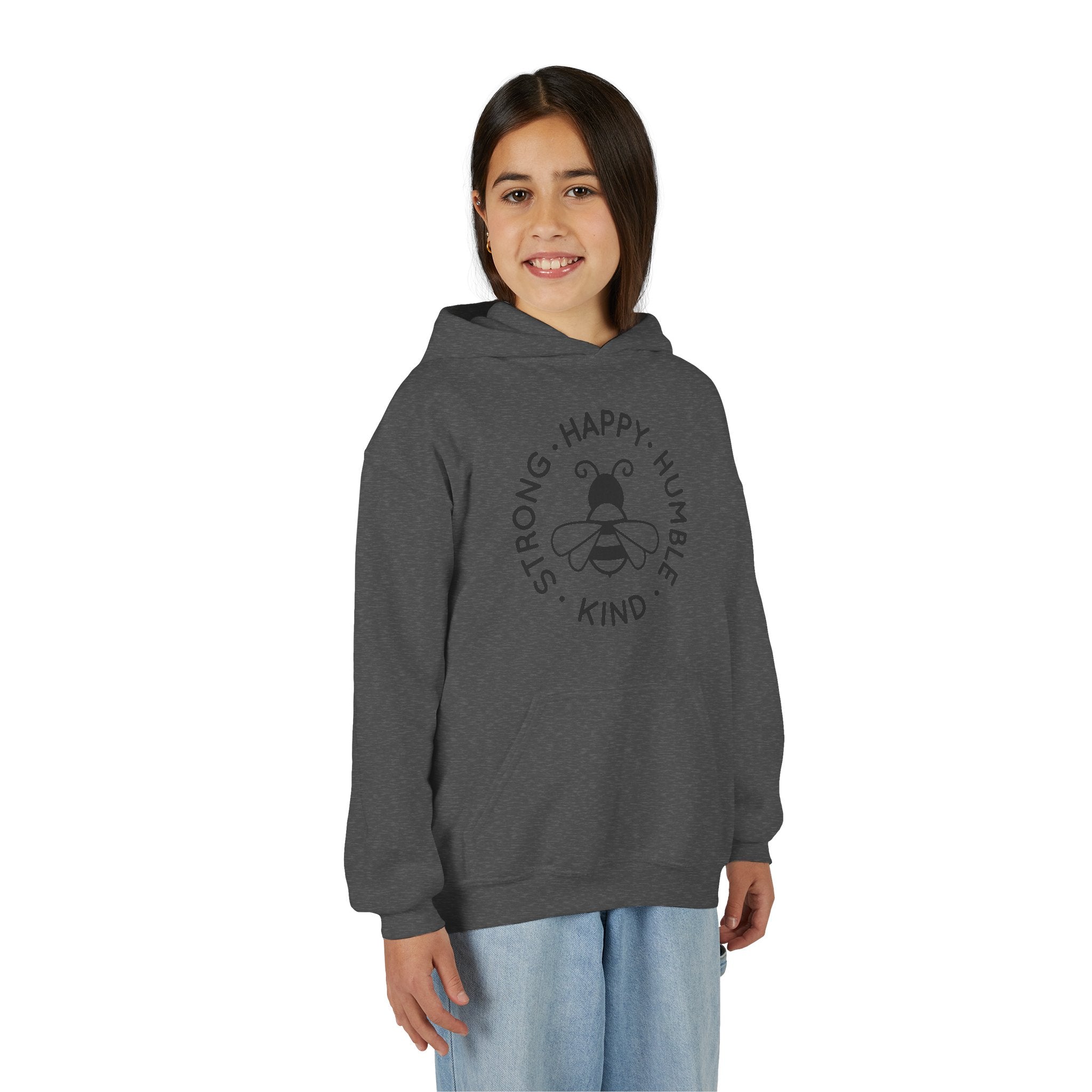 Unisex Kid's "Strong Happy Humble Kind" Hoodie