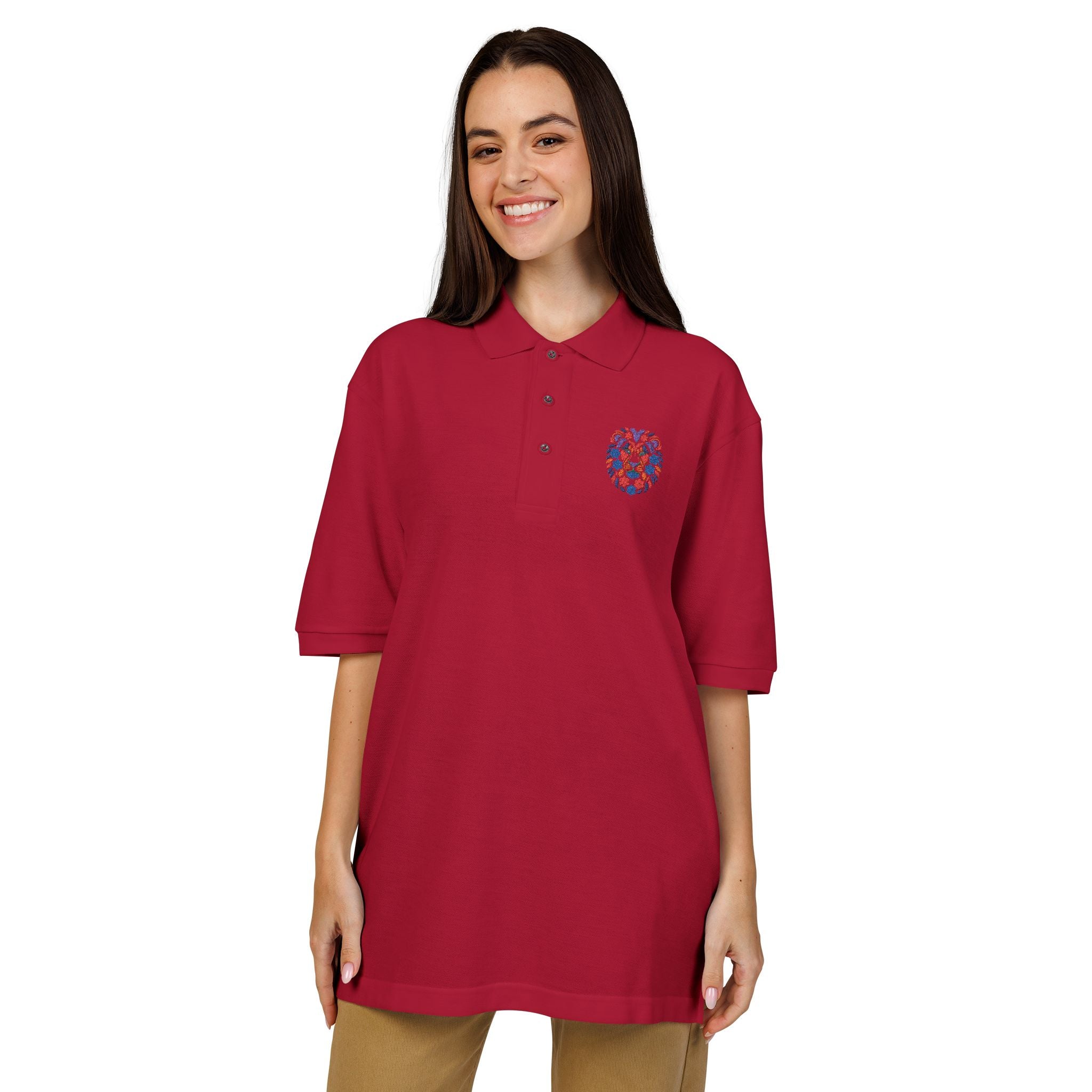 Embroidery Polo Shirt - Stylish, Comfortable, Unisex Shirt for Casual and Office Wear, Perfect Gift for Birthdays and Holidays
