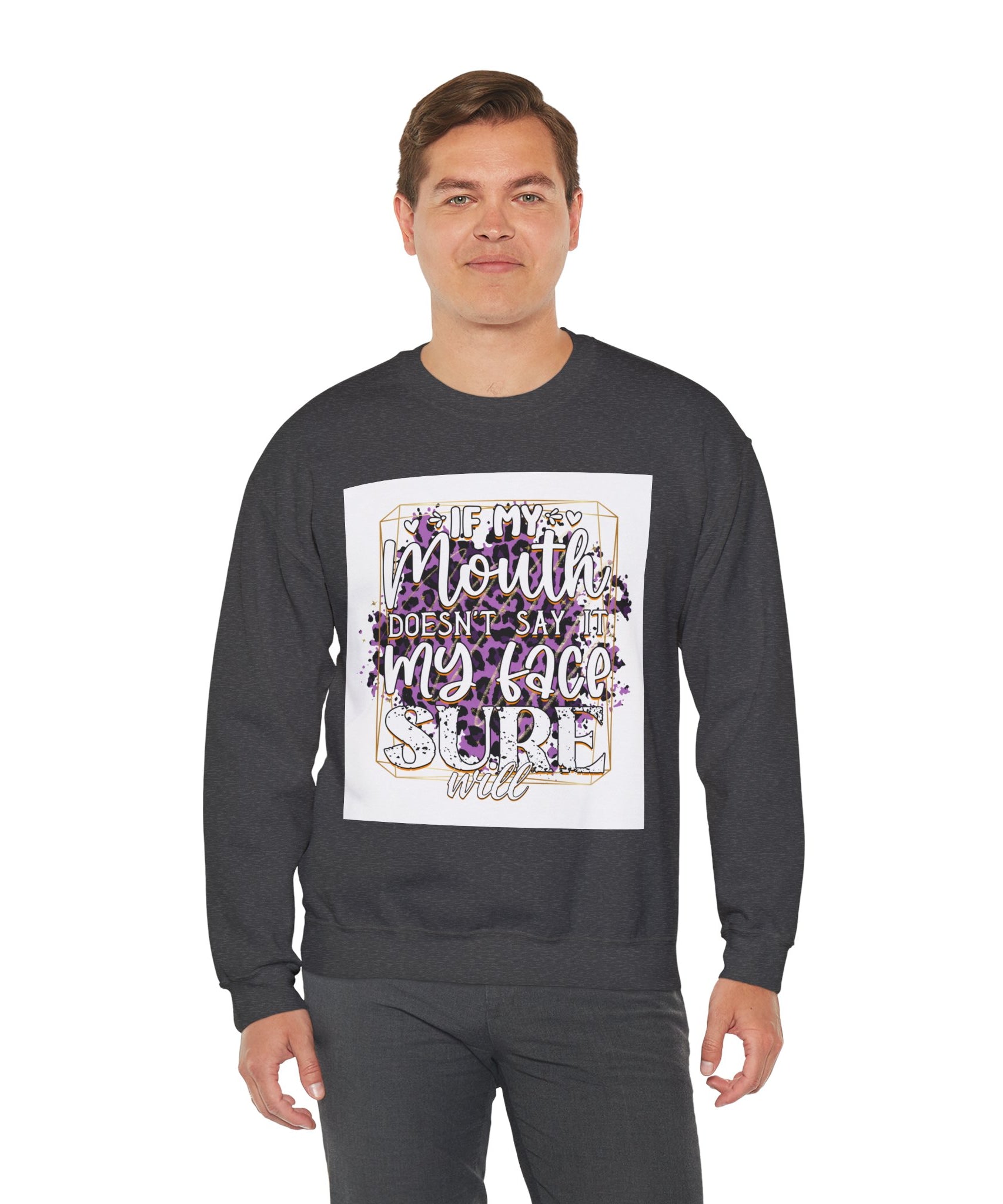 Expressive Crewneck Sweatshirt - Casual Humor Apparel, Gift for Friends, Family - Gallory Hive