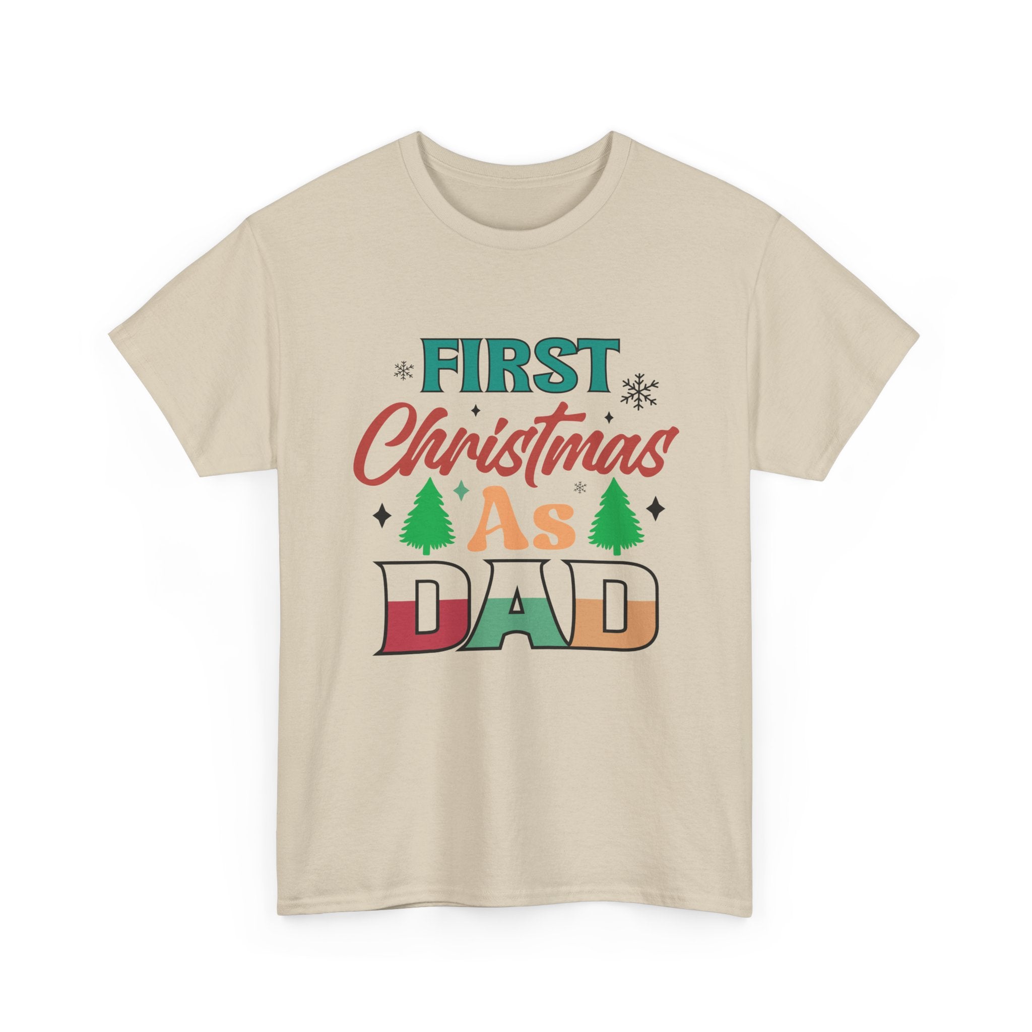 First Christmas as Dad T-Shirt | Gallory Hive