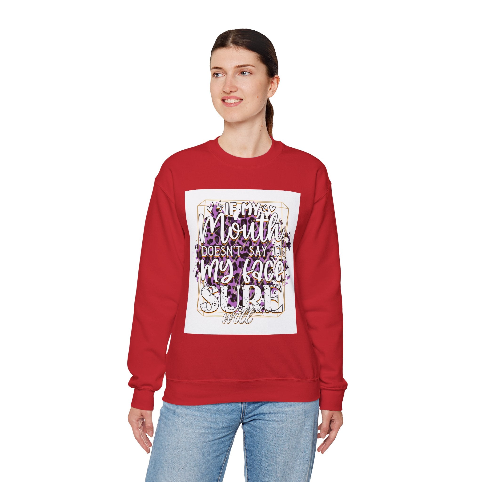 Expressive Crewneck Sweatshirt - Casual Humor Apparel, Gift for Friends, Family