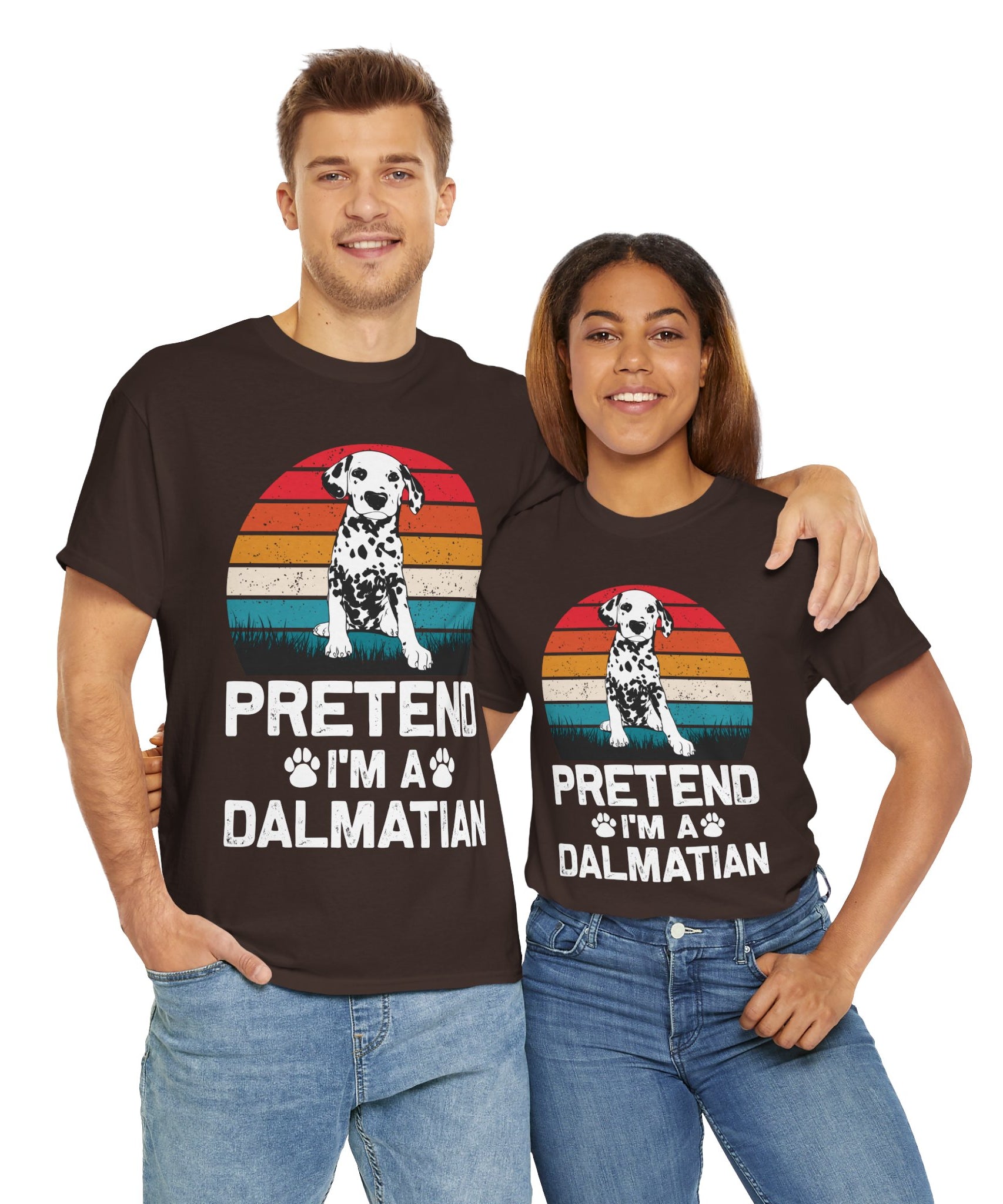 Funny Dalmatian T-Shirt - Vintage Style Tee