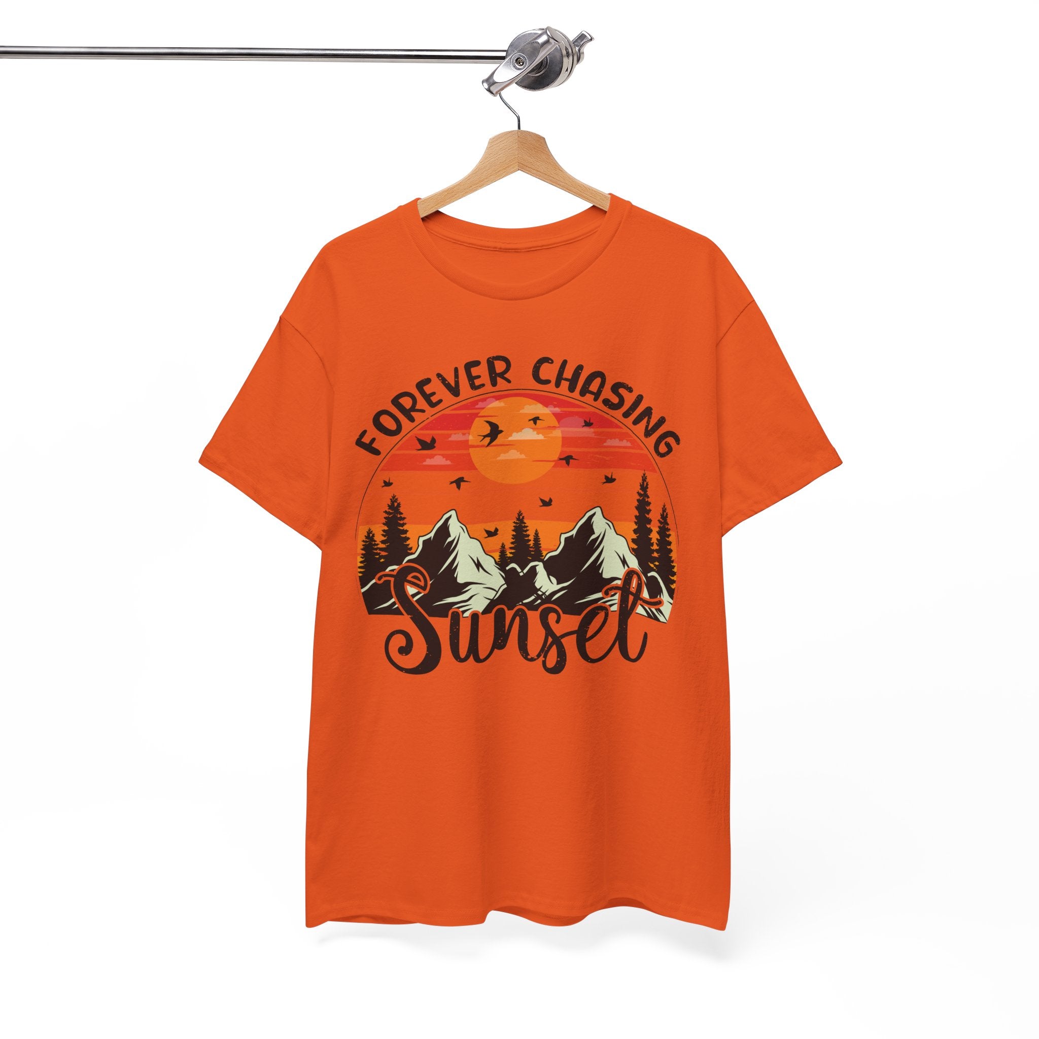 Sunset Mountain Scene T-Shirt | Gallory Hive