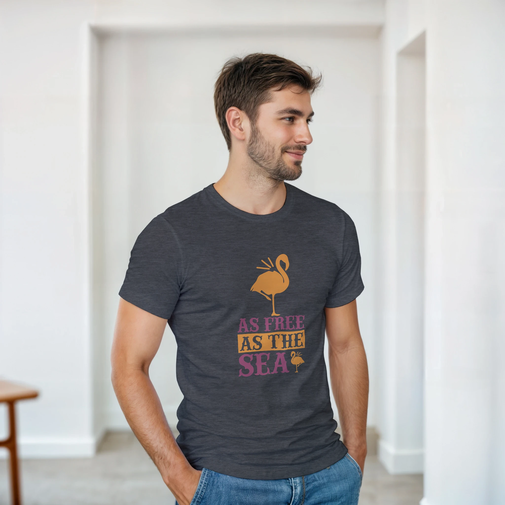 Unisex Flamingo T-Shirt – Funny Beach Vibes | Gallory Hive