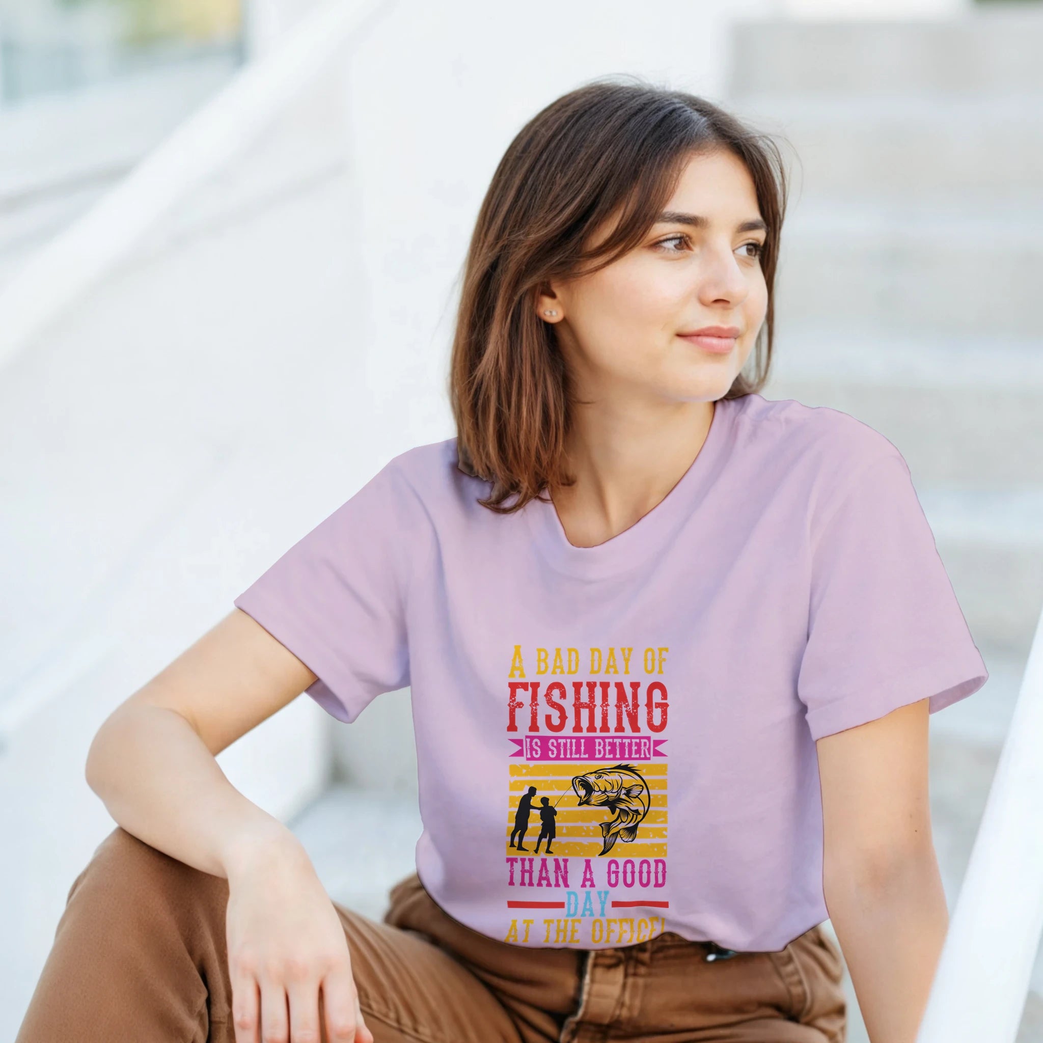 A Bad Day of Fishing Unisex Crewneck T-Shirt - Gallory Hive