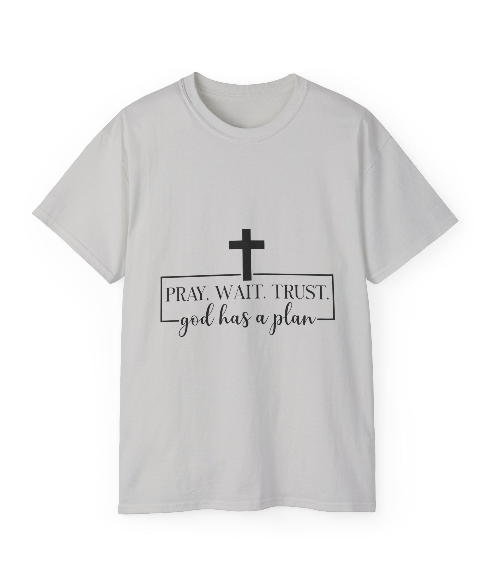 Unisex God has a plan Tee - Inspirational Casual Wear, Christian T-Shirt, Motivational Gift, Faith-Based Apparel, Everyday Comfort - Gallory Hive