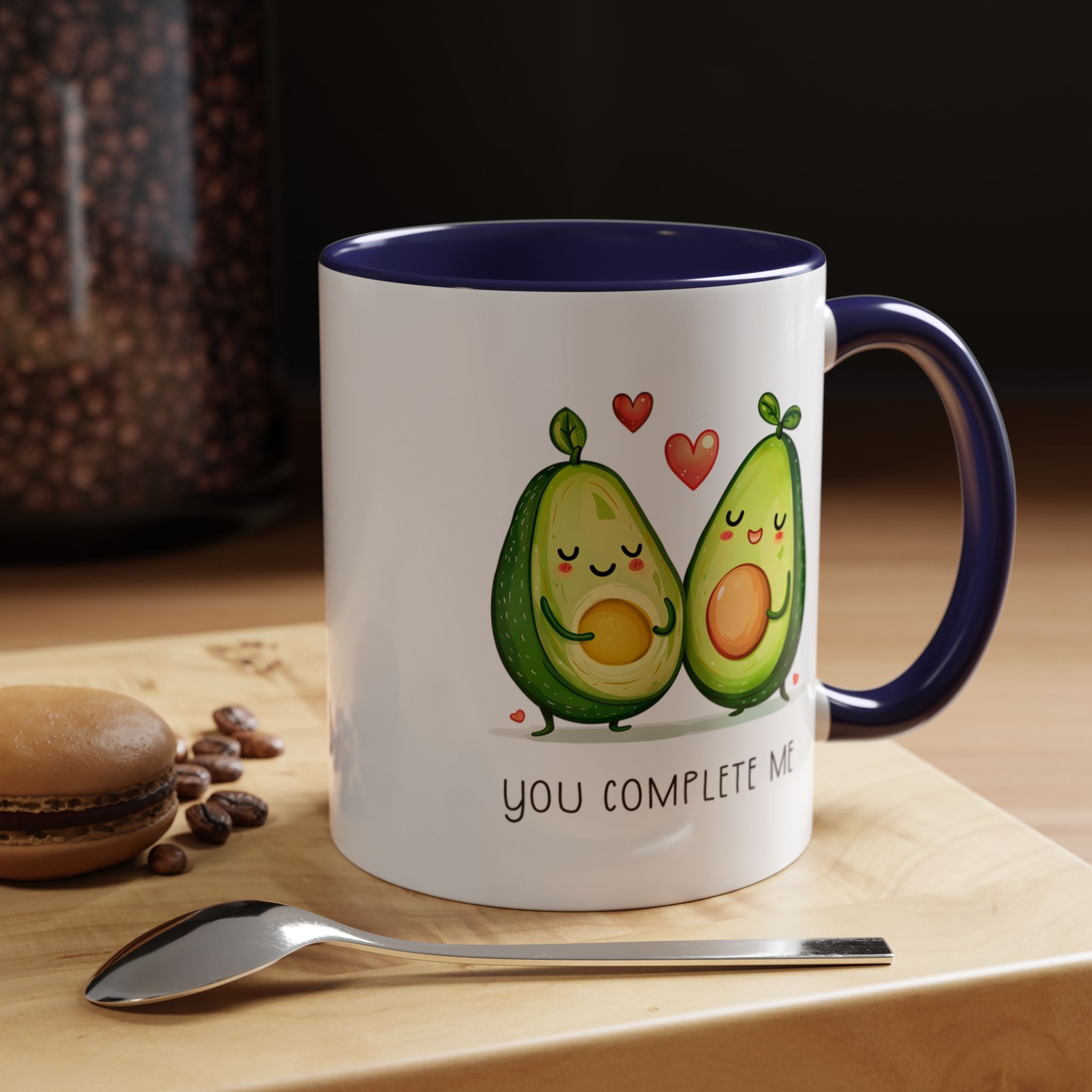 Funny Avocado Couple Ceramic Coffee Mug | Gallory Hive