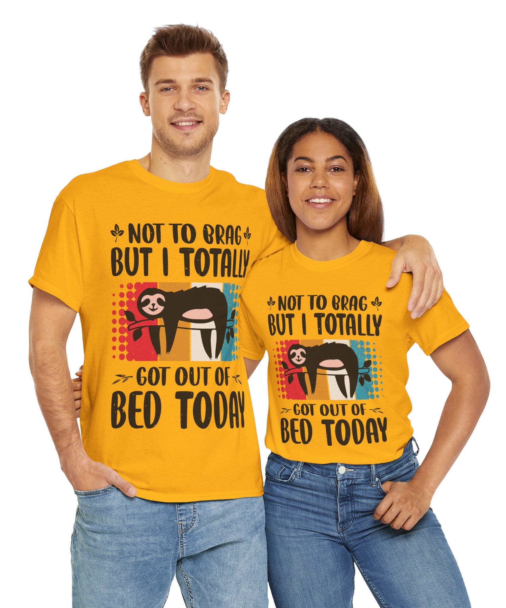 Vintage Got Out of Bed Sloth T-Shirt