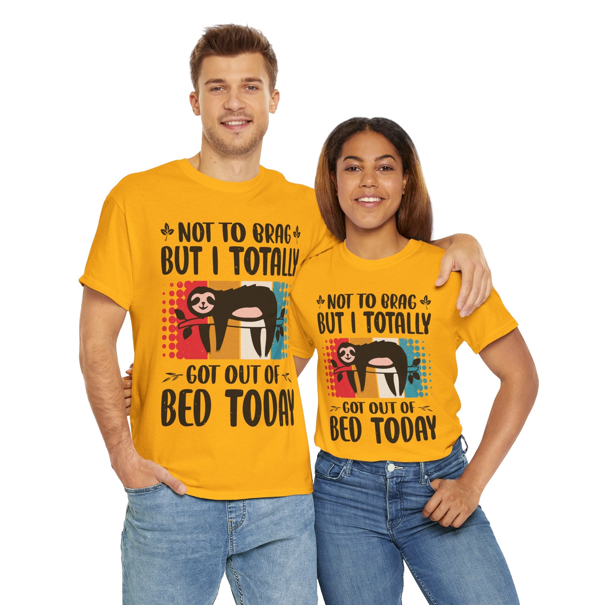 Vintage Got Out of Bed Sloth T-Shirt
