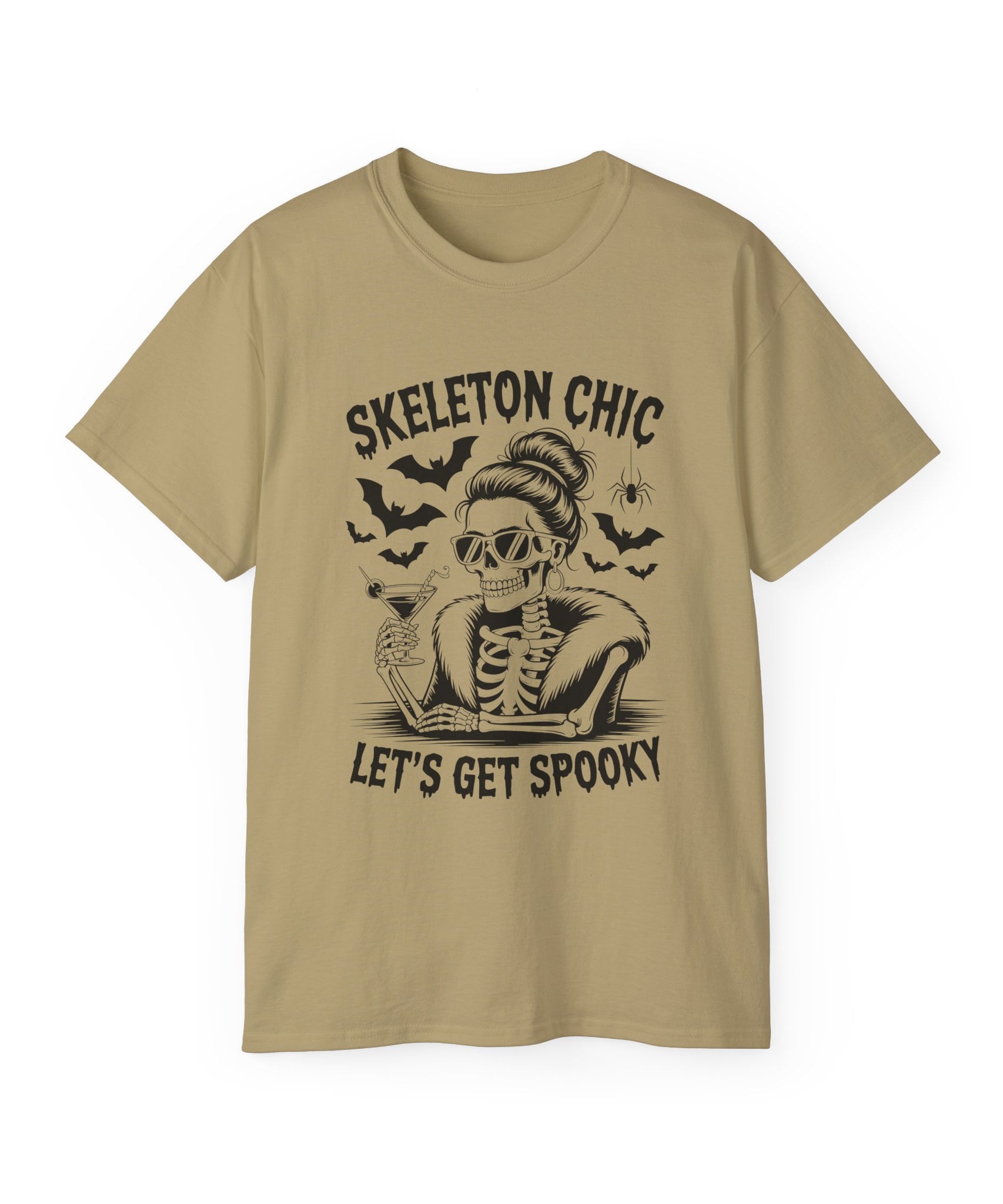 Vintage Rock Skeleton Halloween Shirt | Gallory Hive