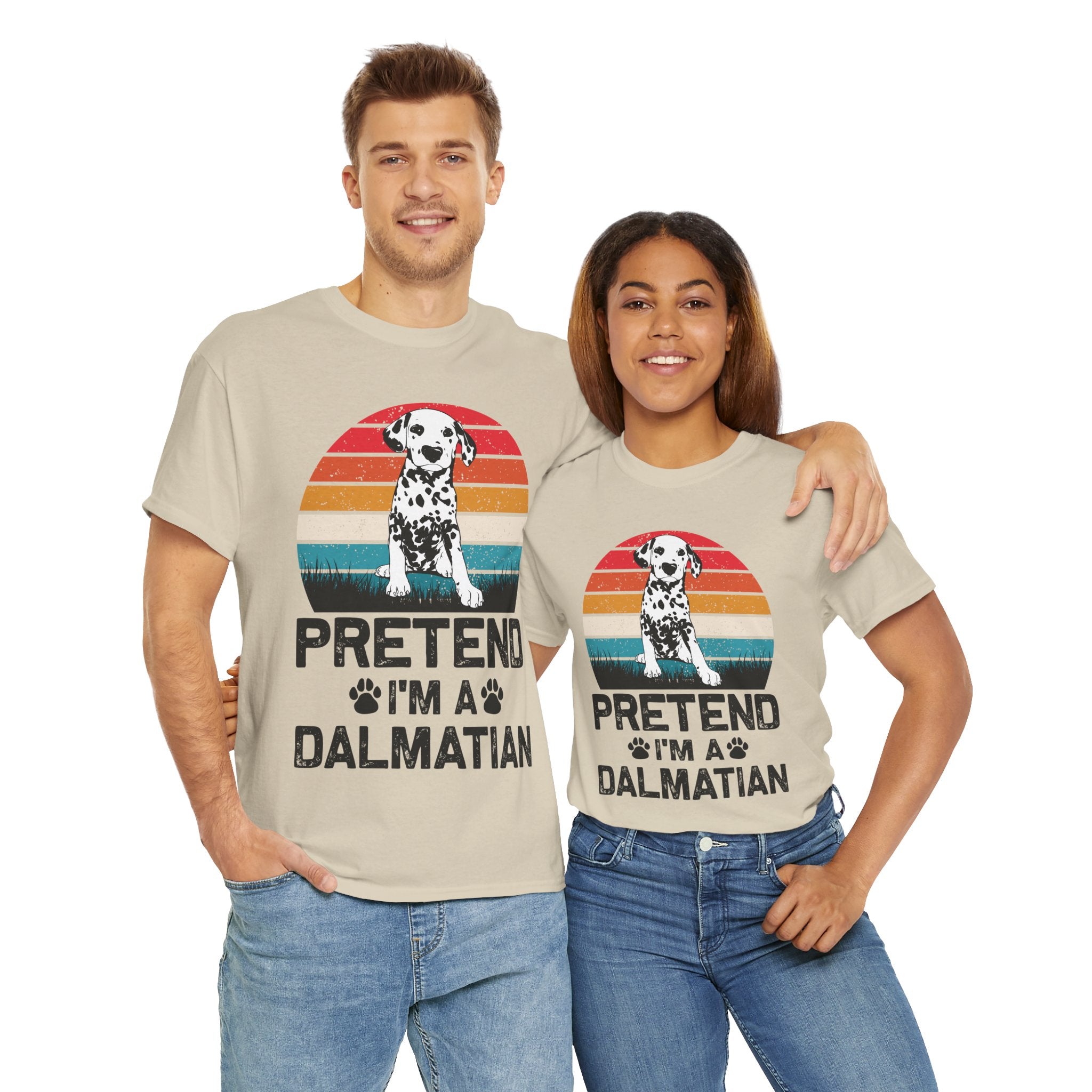 Funny Dalmatian T-Shirt - Vintage Style Tee