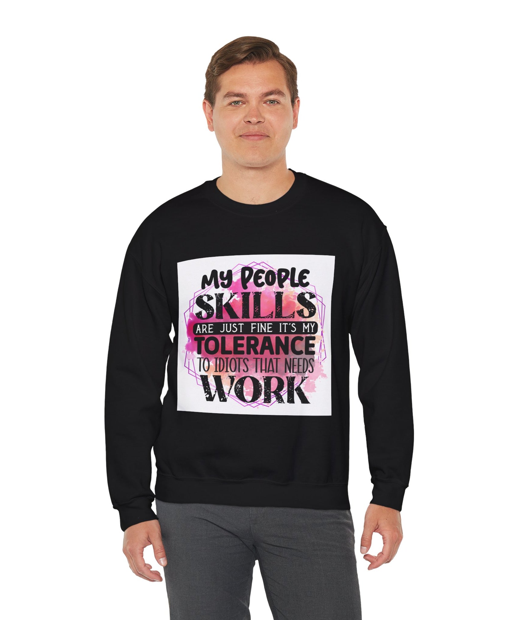 My people skills are just fine Quote Unisex Sweatshirt - Casual Humor Apparel, Gift for Friends, Family - Gallory Hive