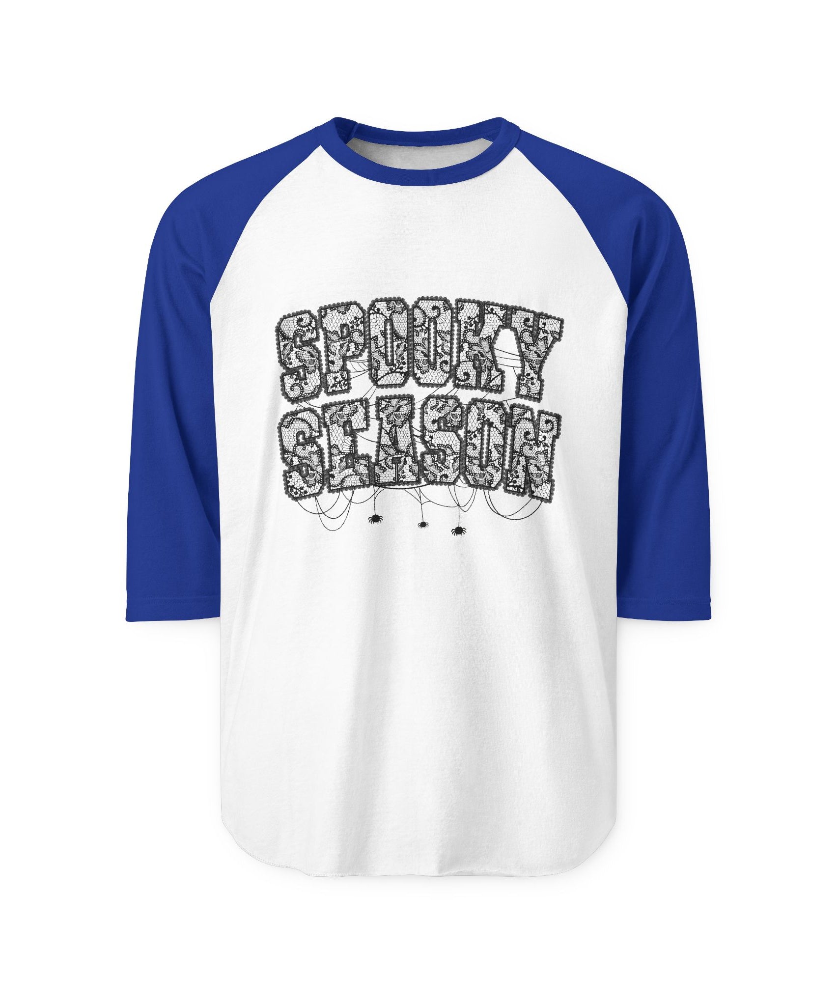 Spooky Season Unisex Raglan Shirt, Halloween Tee, Fall Fashion, Casual Wear, Gift for October Celebrations, Cozy Autumn Vibe - Gallory Hive