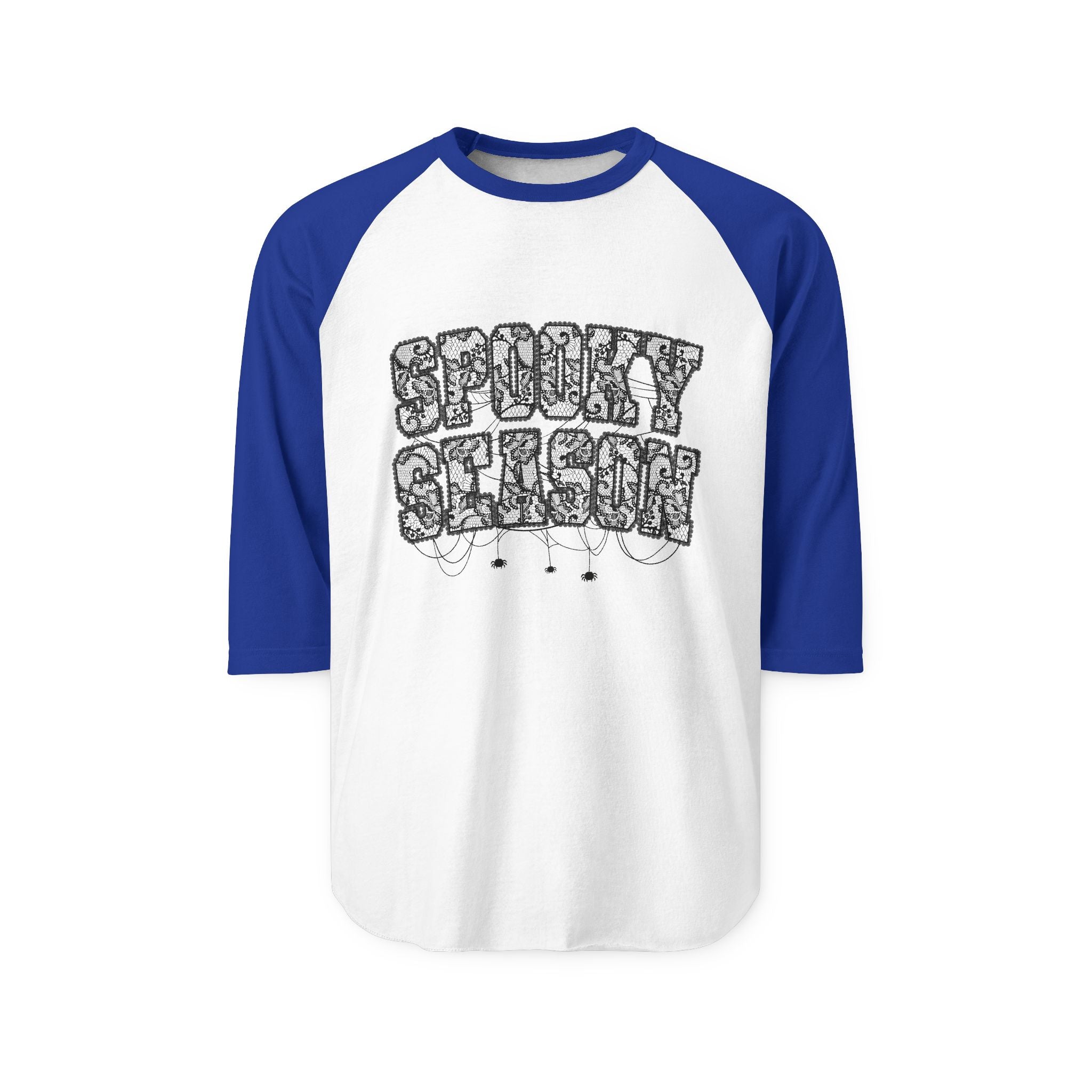 Spooky Season Unisex Raglan Shirt, Halloween Tee, Fall Fashion, Casual Wear, Gift for October Celebrations, Cozy Autumn Vibe