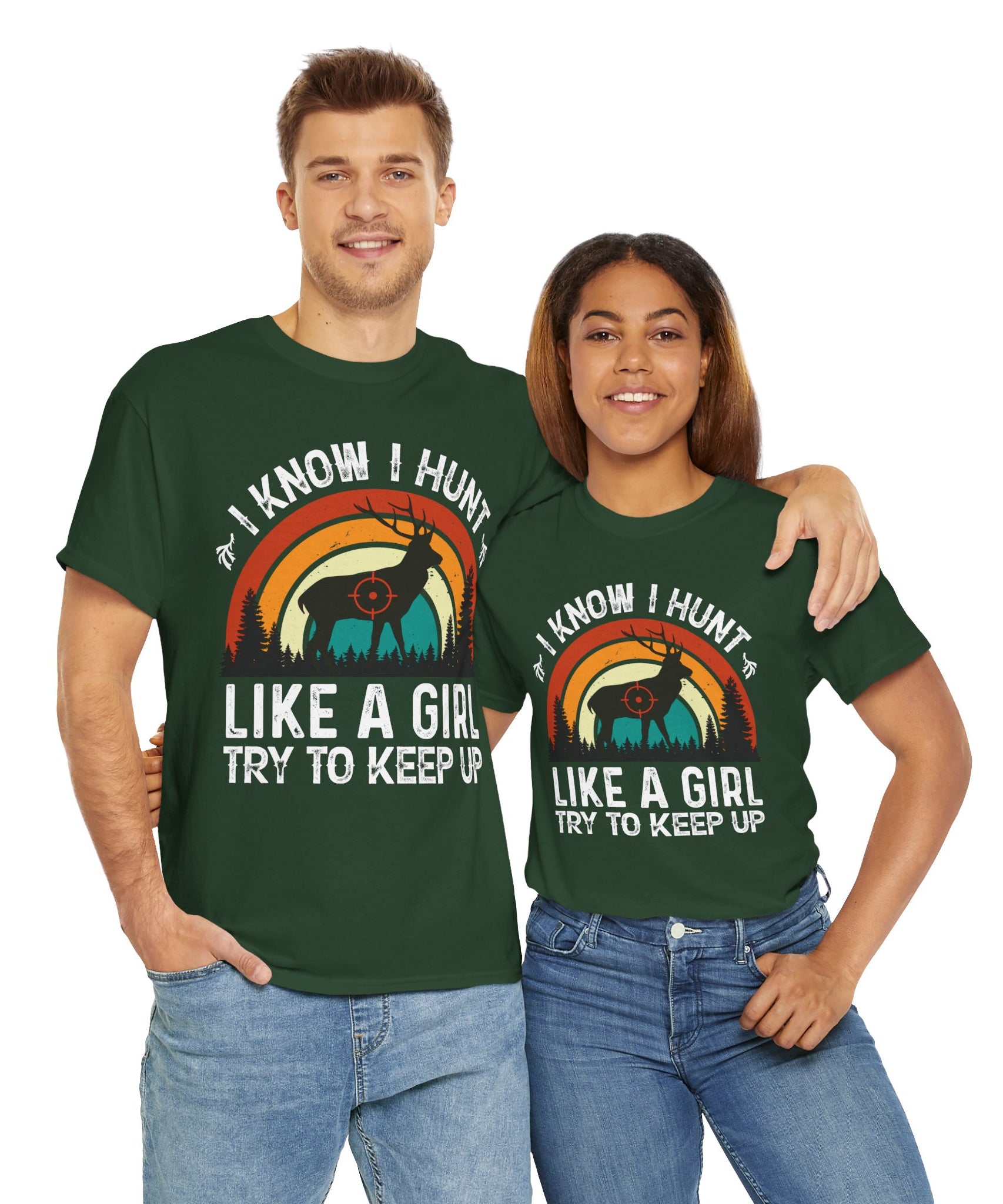 Sunset Target Deer Shirt – Hunting Vibes