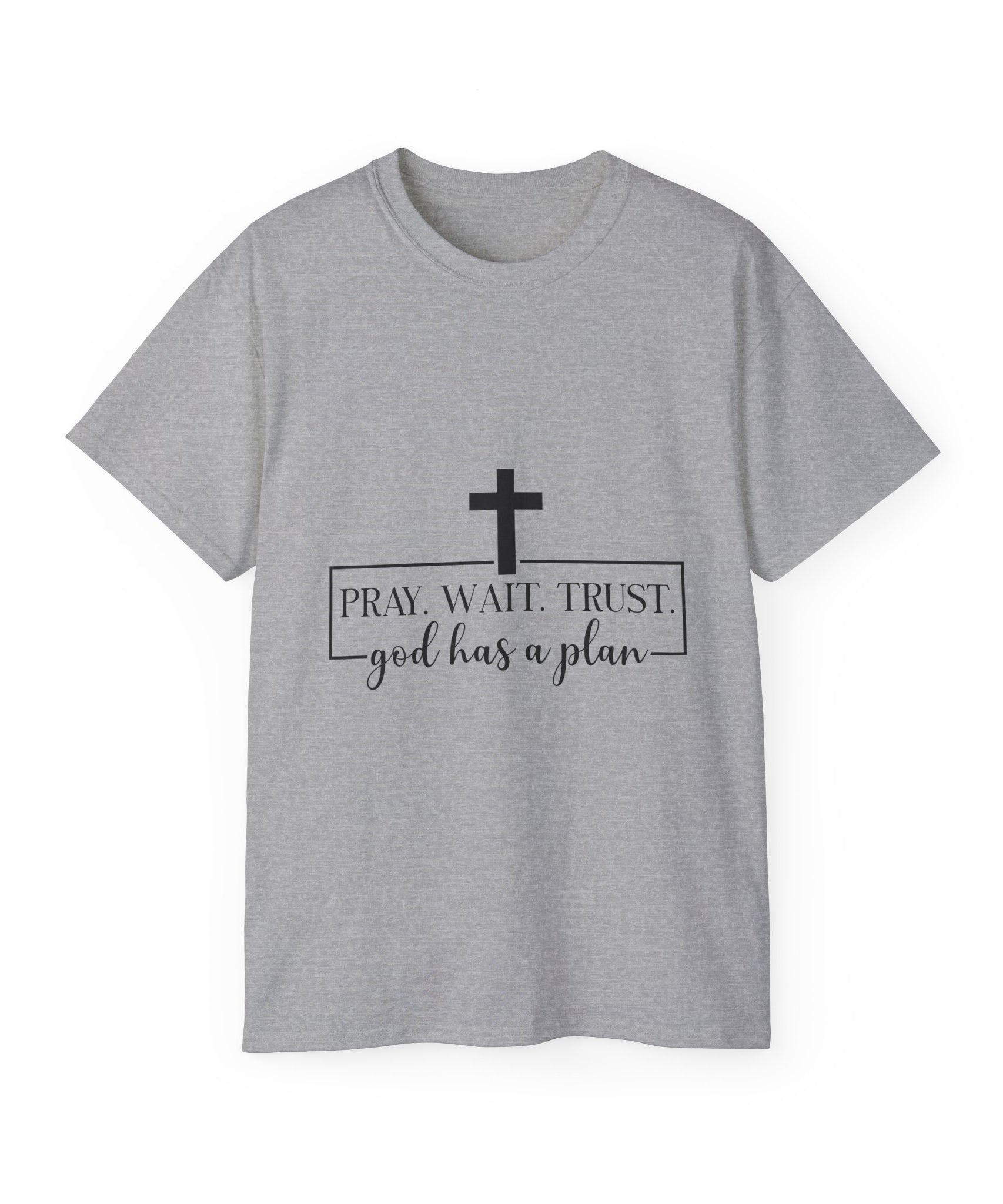 Unisex God has a plan Tee - Inspirational Casual Wear, Christian T-Shirt, Motivational Gift, Faith-Based Apparel, Everyday Comfort - Gallory Hive