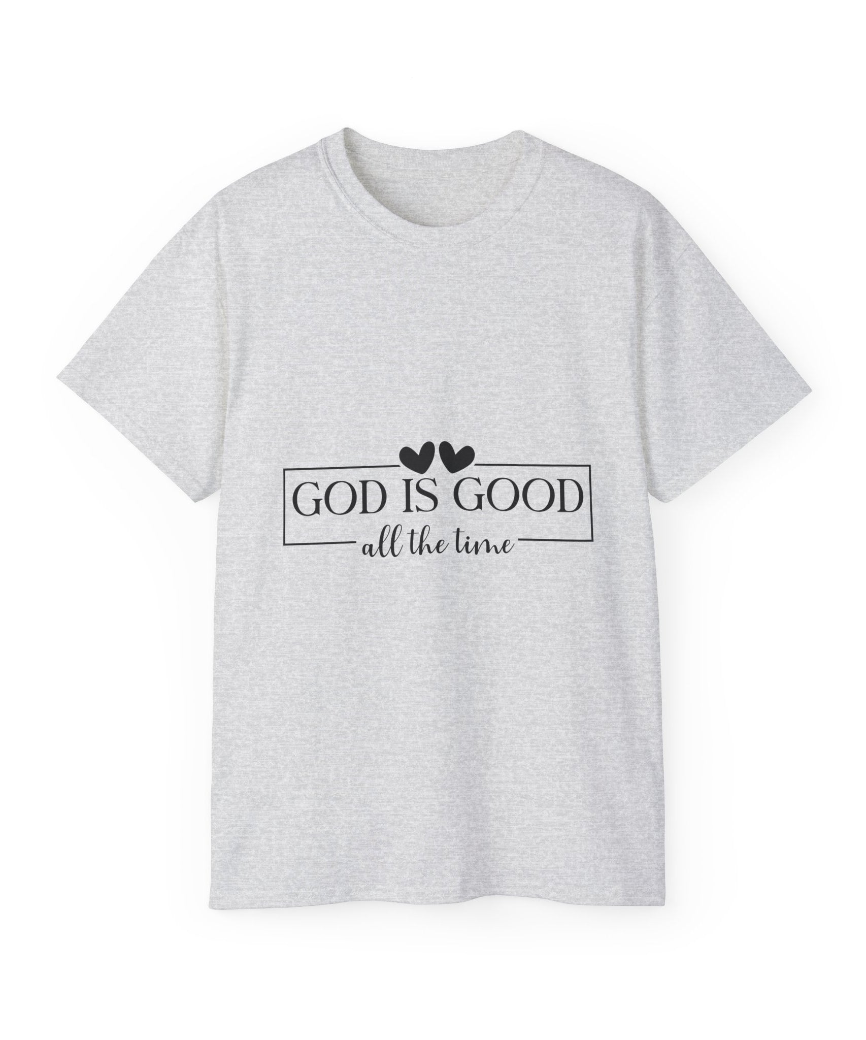 Unisex God is good all the time Tee - Inspirational Casual Wear, Christian T-Shirt, Motivational Gift, Faith-Based Apparel, Everyday Comfort - Gallory Hive