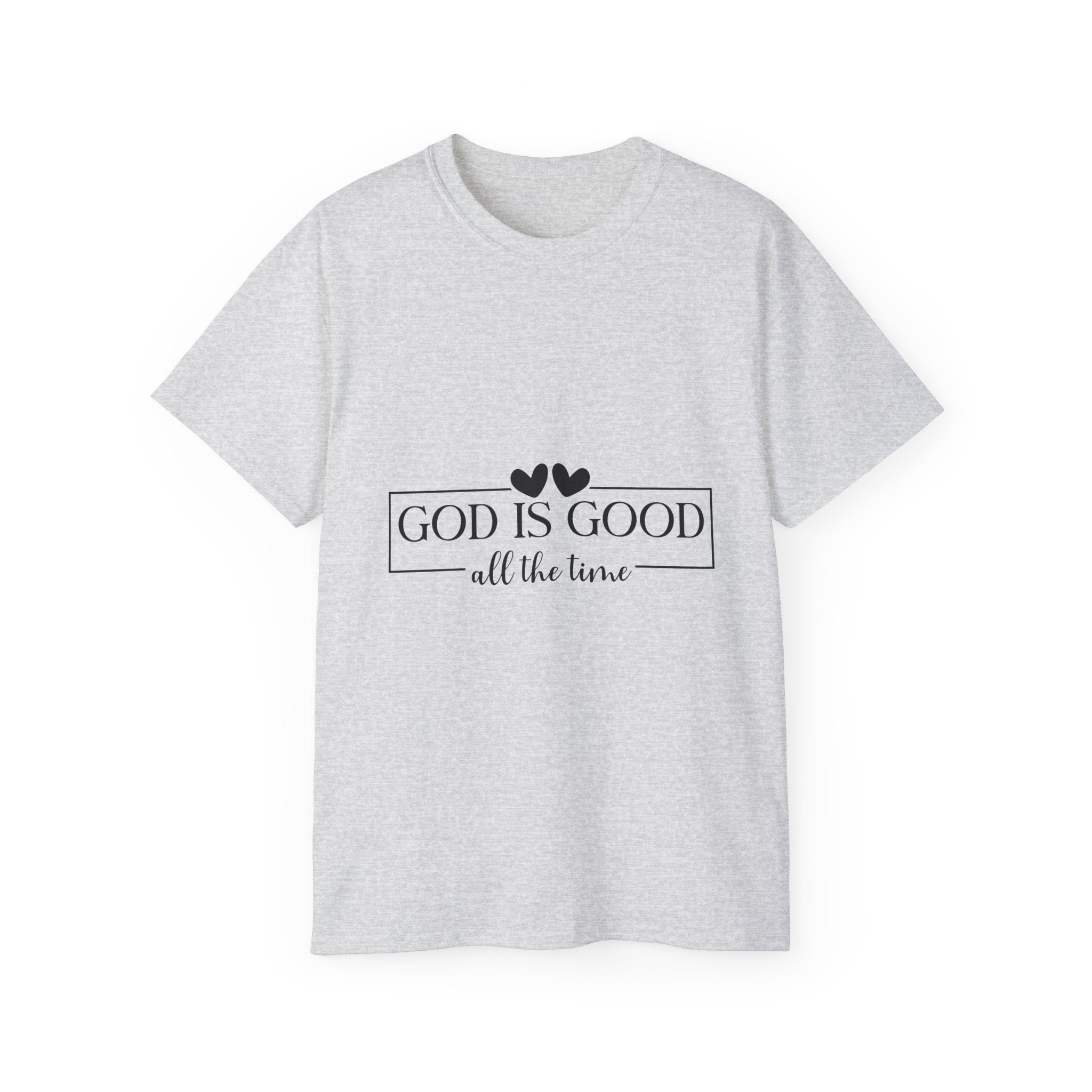Unisex God is good all the time Tee - Inspirational Casual Wear, Christian T-Shirt, Motivational Gift, Faith-Based Apparel, Everyday Comfort - Gallory Hive