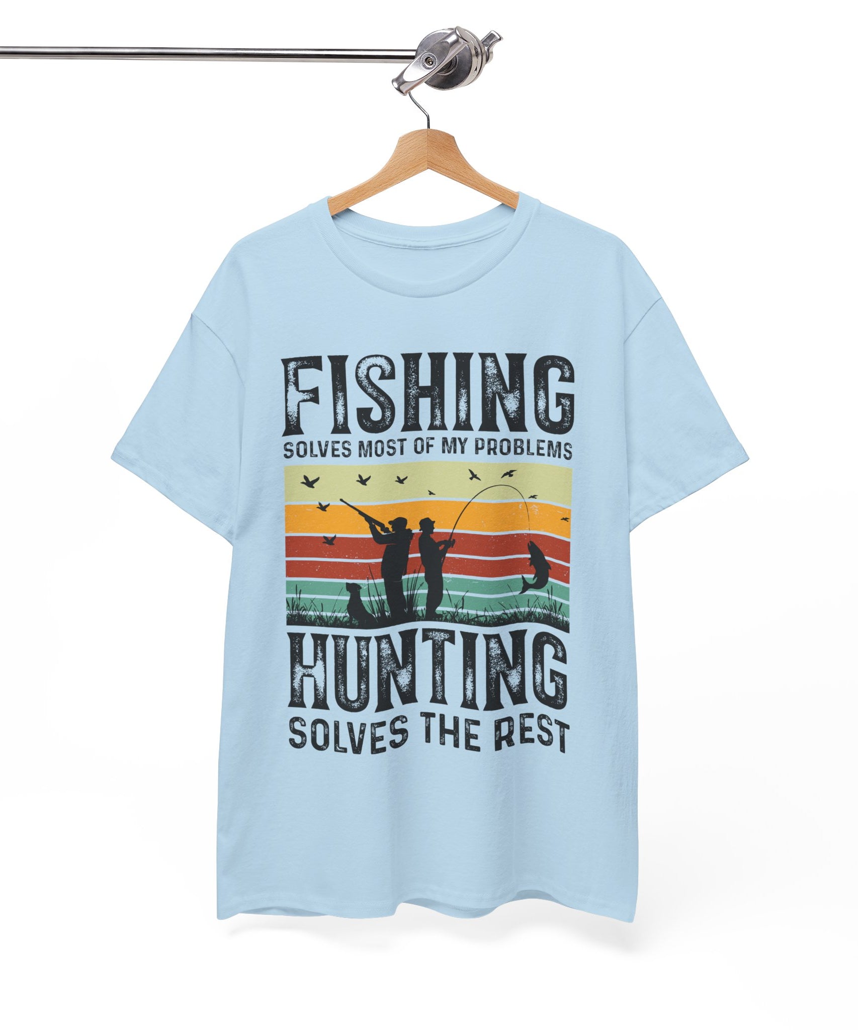 Funny Hunt and Fish Shirt for Men