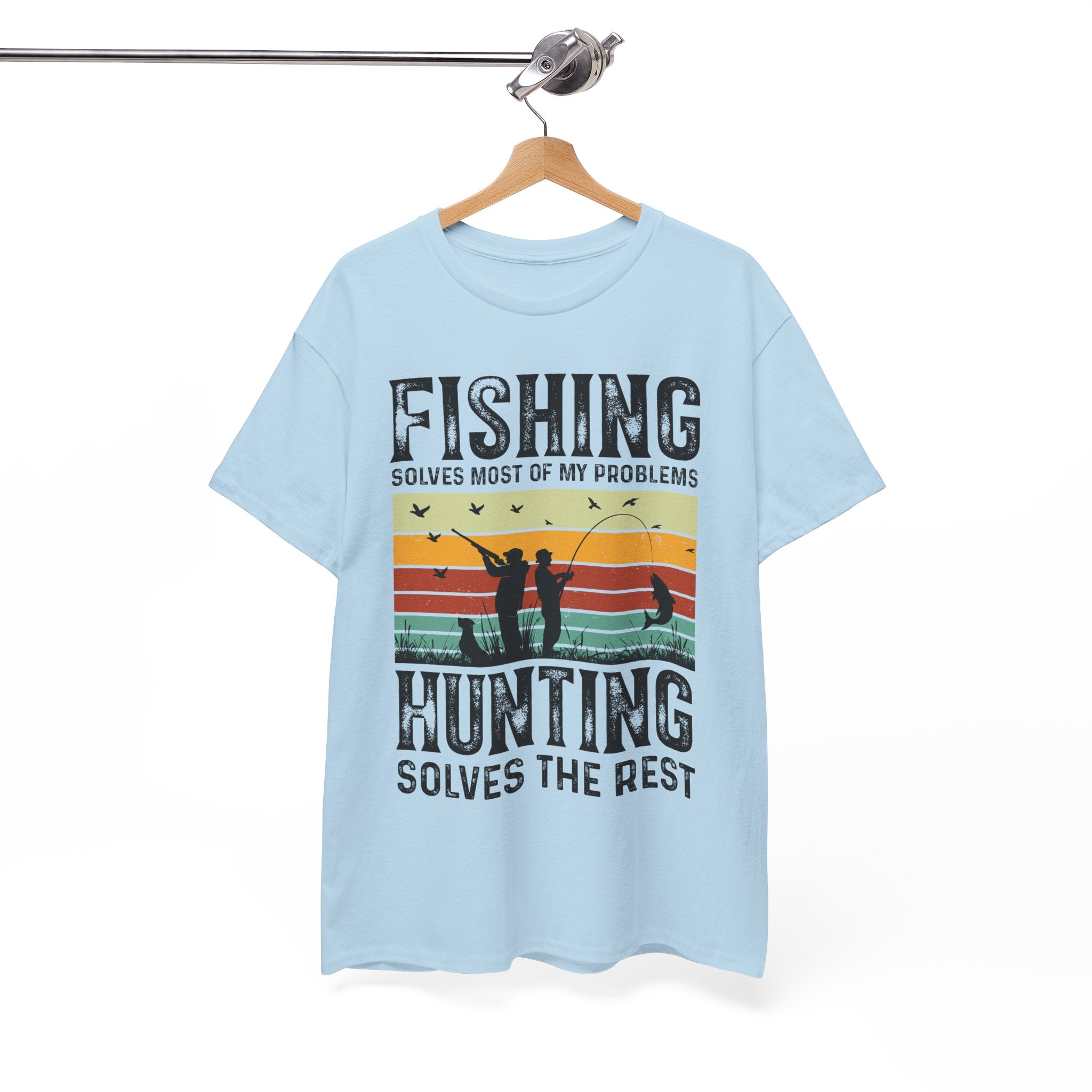 Funny Hunt and Fish Shirt for Men
