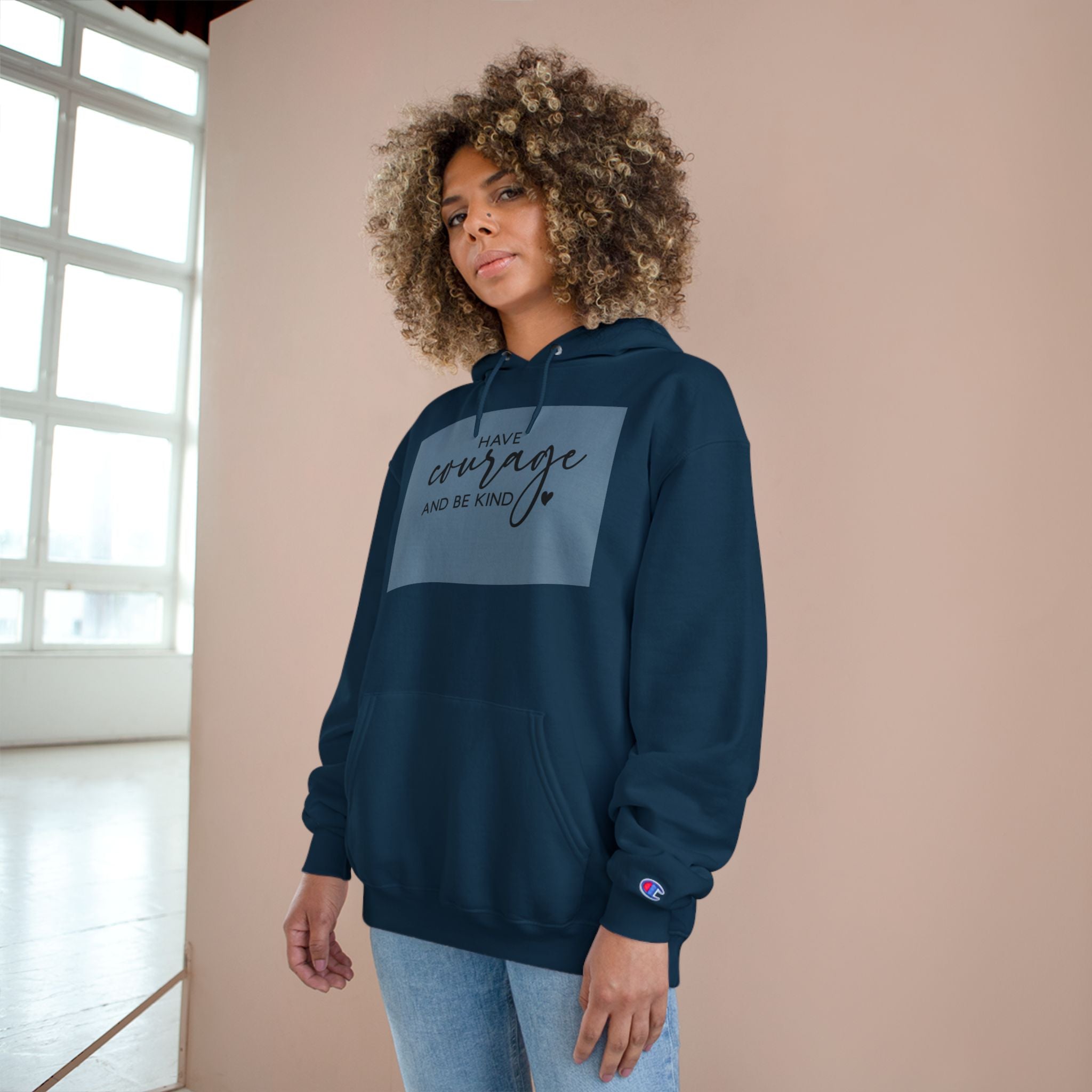 Unisex Hoodie – Have Courage and Be Kind Minimalist Print