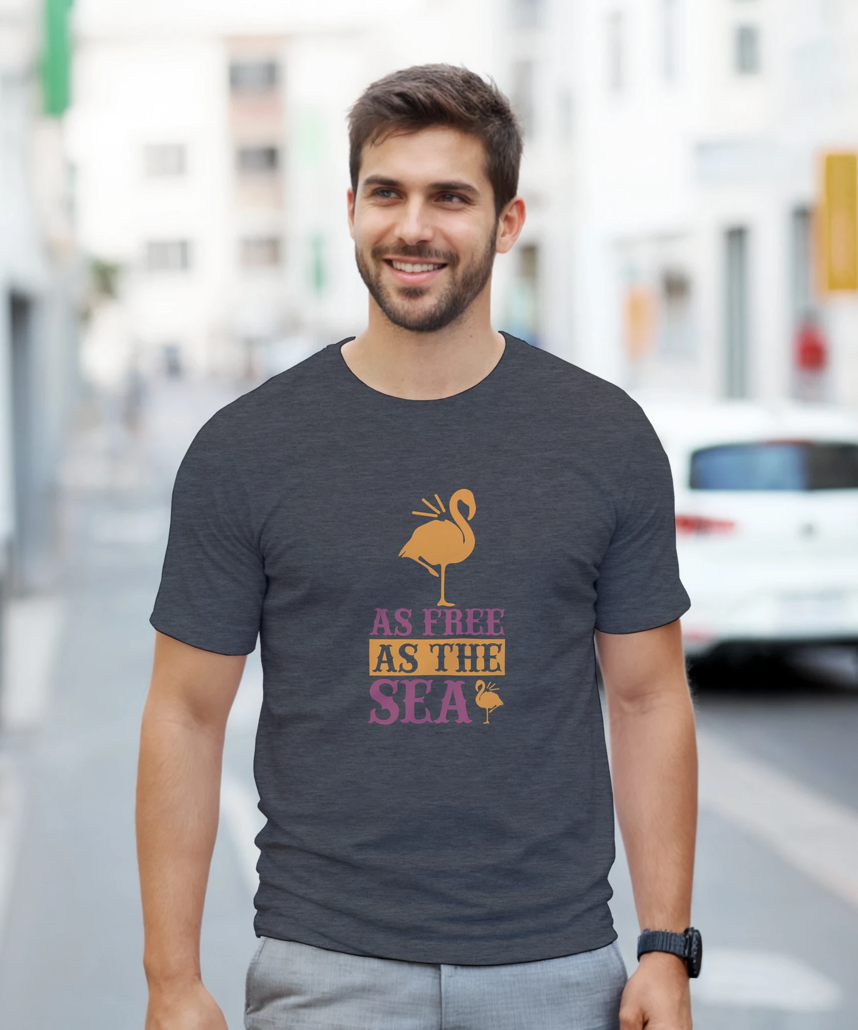 Unisex Flamingo T-Shirt – Funny Beach Vibes | Gallory Hive