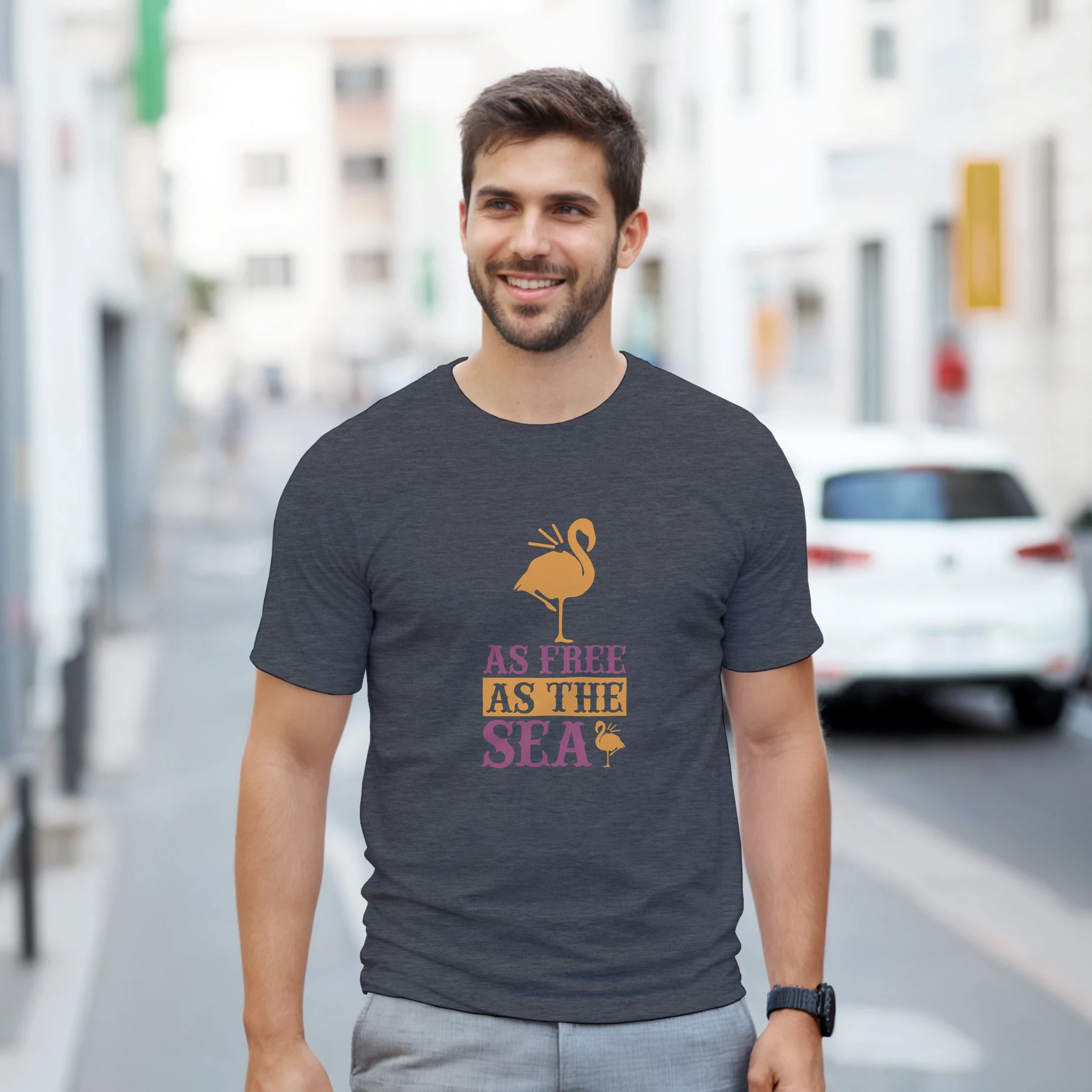 Unisex Flamingo T-Shirt – Funny Beach Vibes | Gallory Hive
