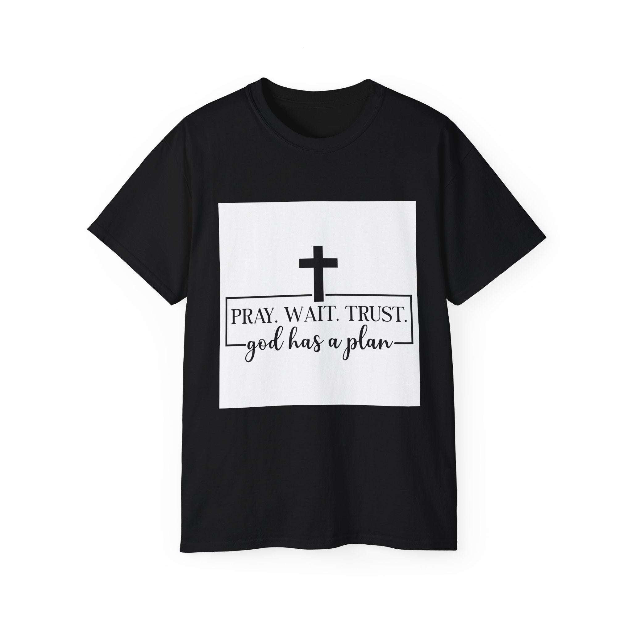 Unisex God has a plan Tee - Inspirational Casual Wear, Christian T-Shirt, Motivational Gift, Faith-Based Apparel, Everyday Comfort