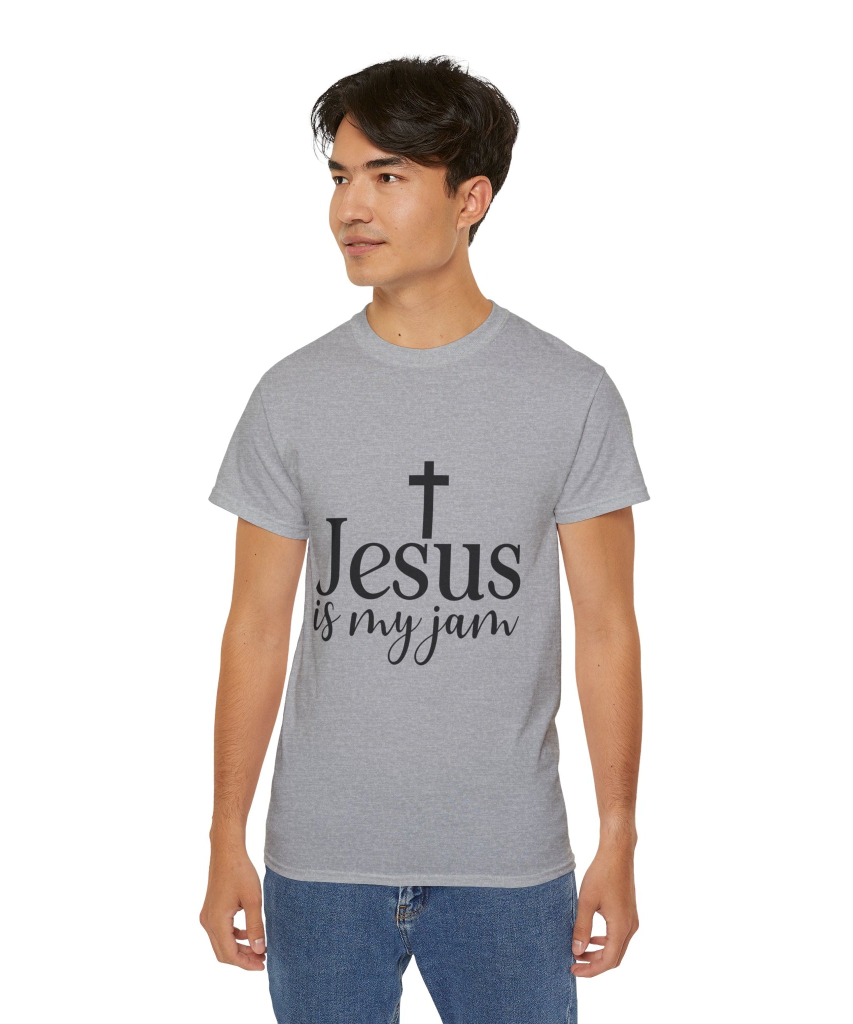 Unisex Jesus is my jam Tee - Inspirational Casual Wear, Christian T-Shirt, Motivational Gift, Faith-Based Apparel, Everyday Comfort - Gallory Hive