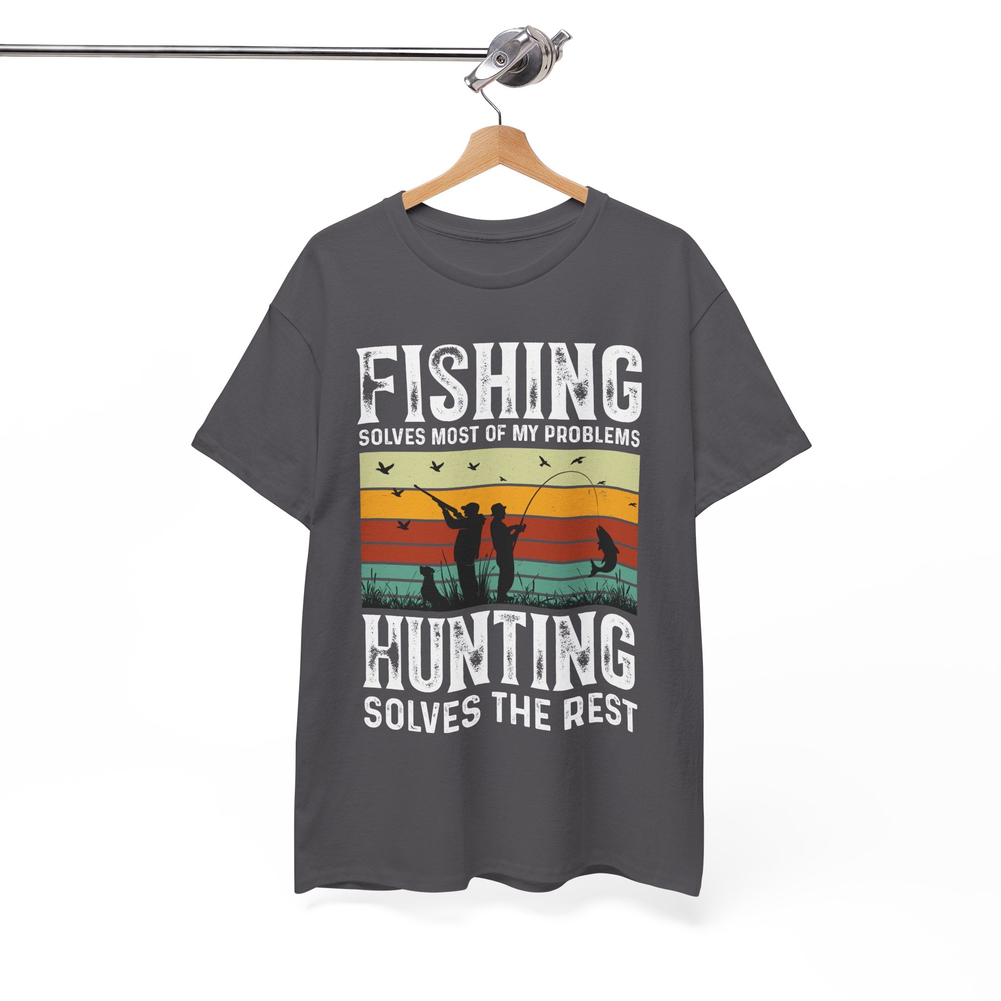 Funny Hunt and Fish Shirt for Men