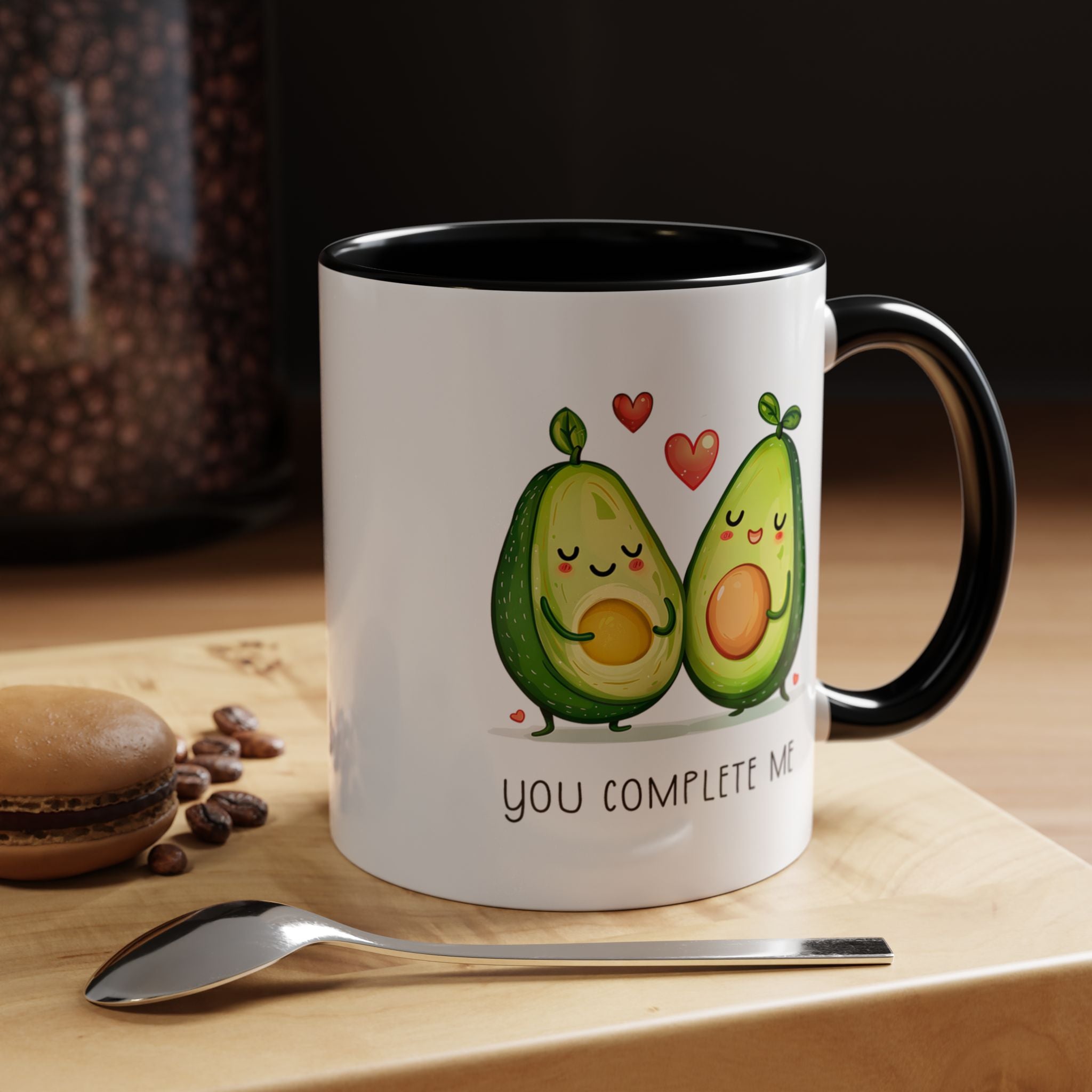 Funny Avocado Couple Ceramic Coffee Mug | Gallory Hive