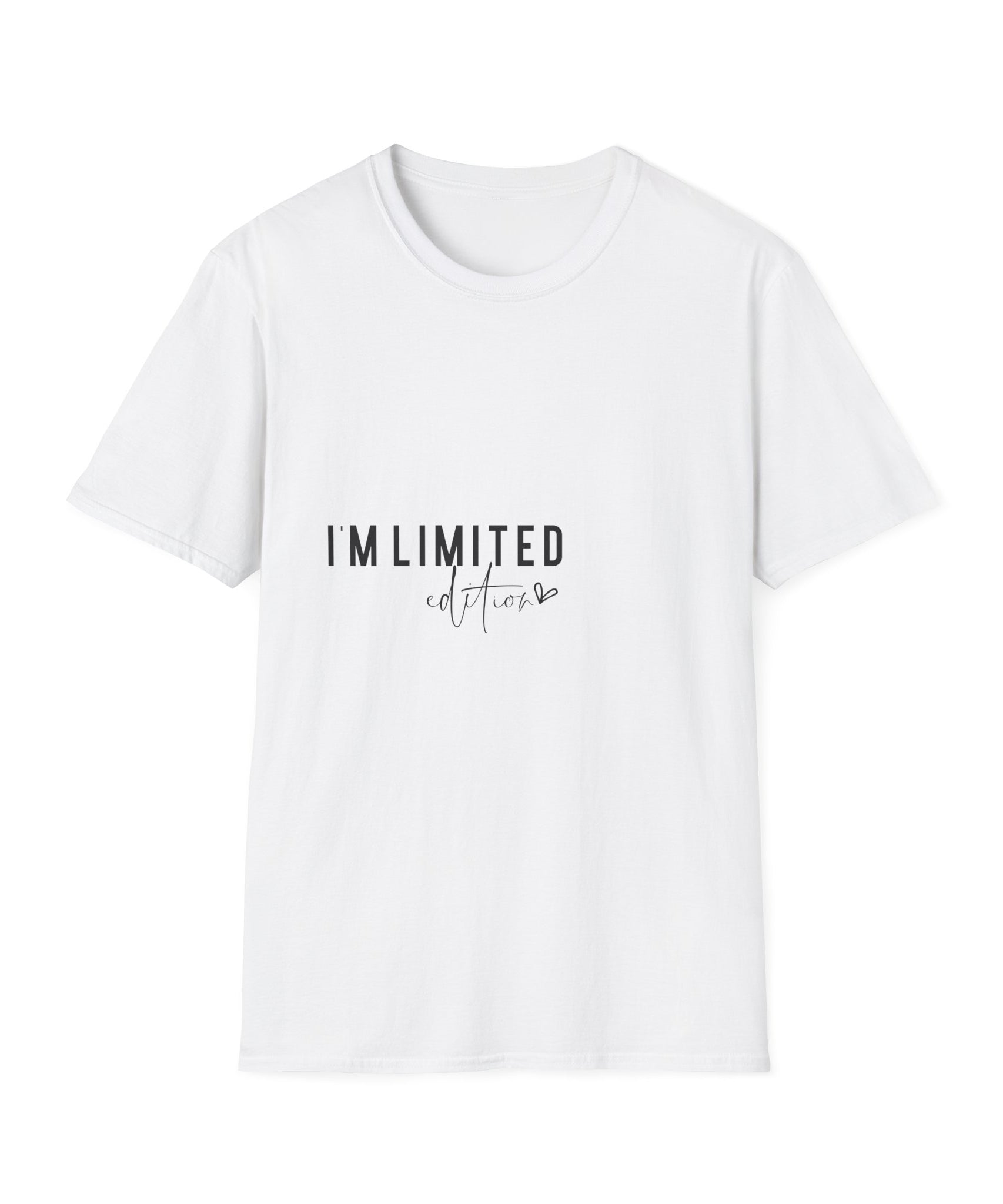 Unisex T-Shirt – "I'm Limited Edition" Statement Graphic Tee - Positive Affirmation Shirt for Friends, Inspirational Tee - Gallory Hive