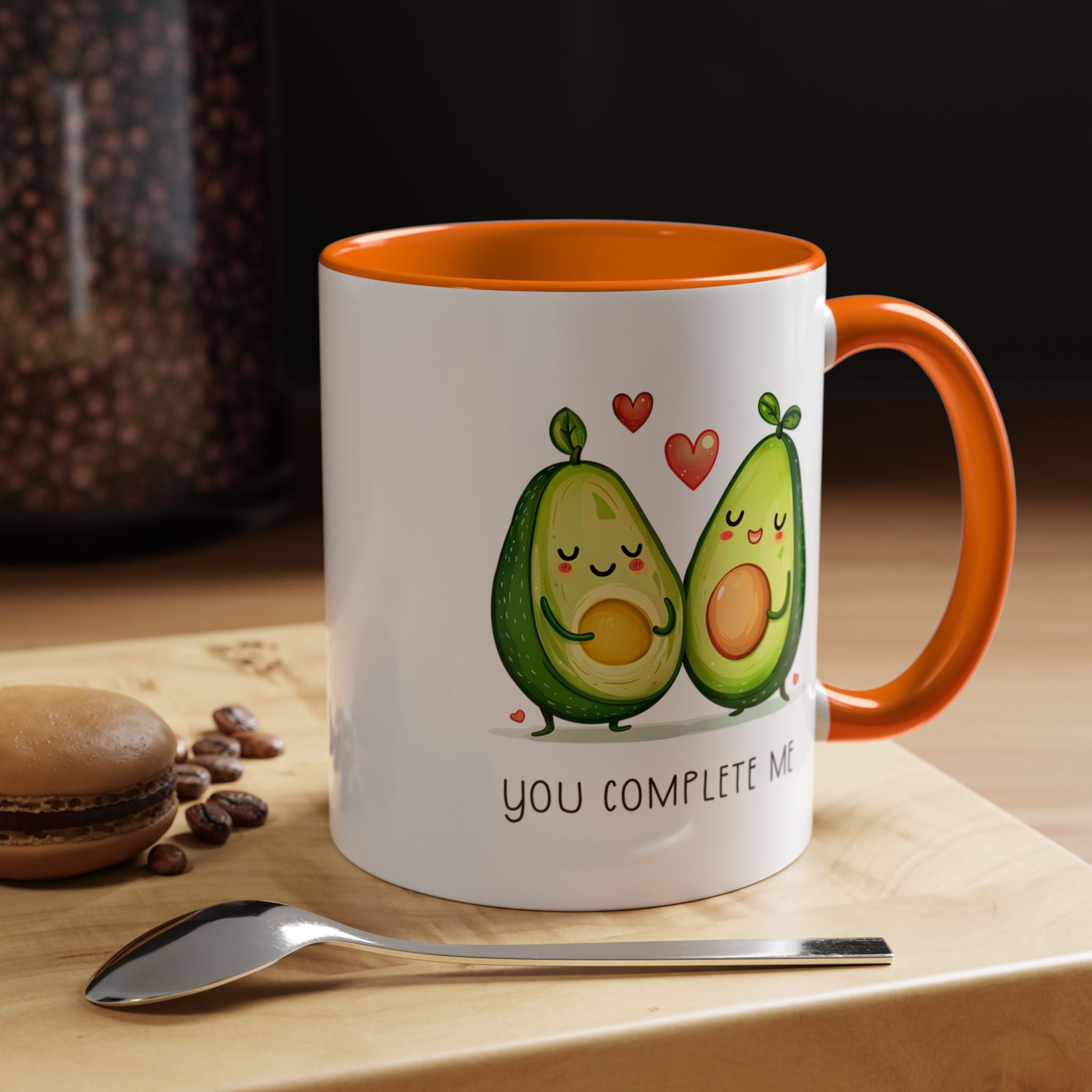 Funny Avocado Couple Ceramic Coffee Mug | Gallory Hive