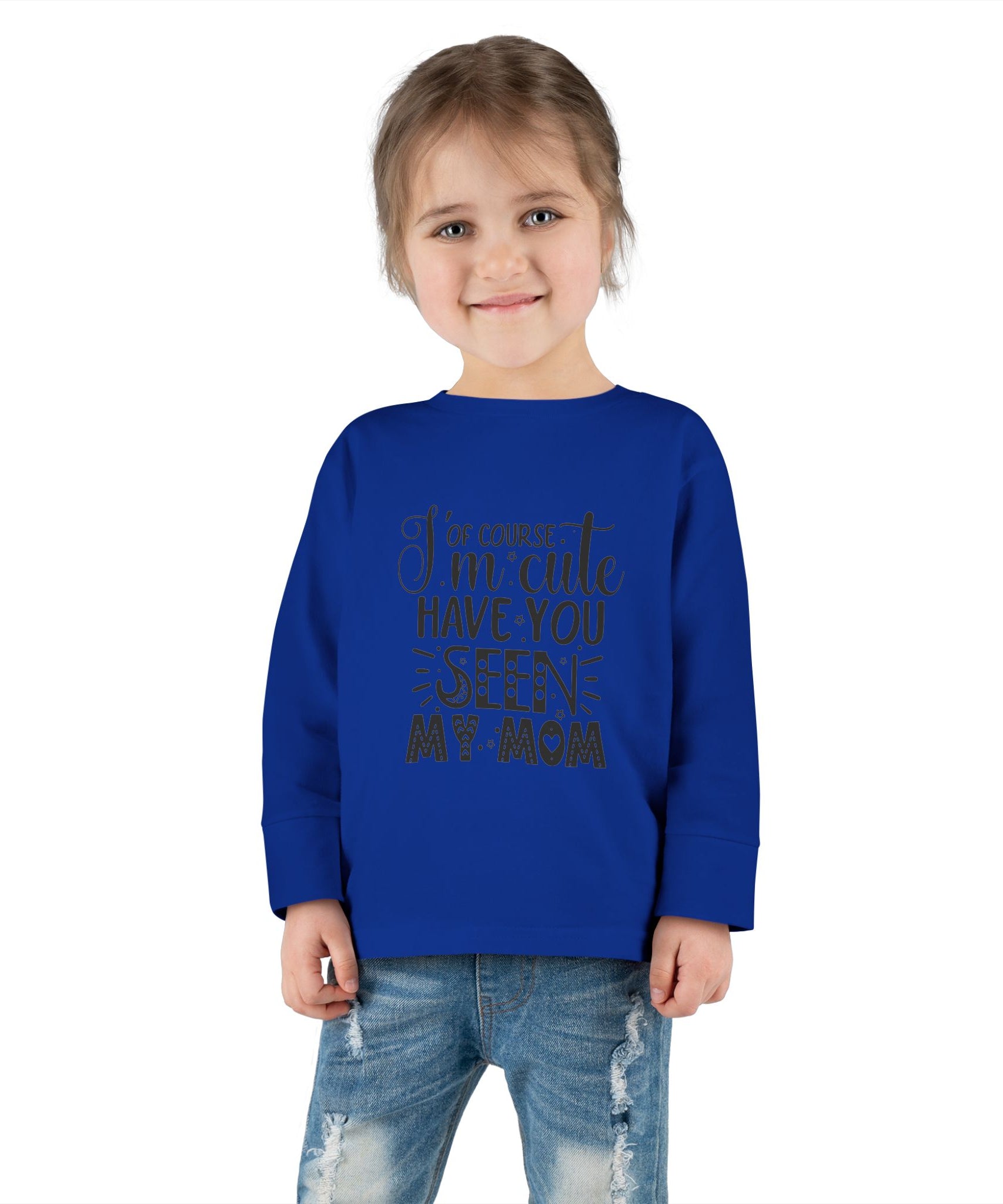 Toddler Long Sleeve Tee - Cute Gift for Dads, Family Celebrations, Birthday Party - Gallory Hive