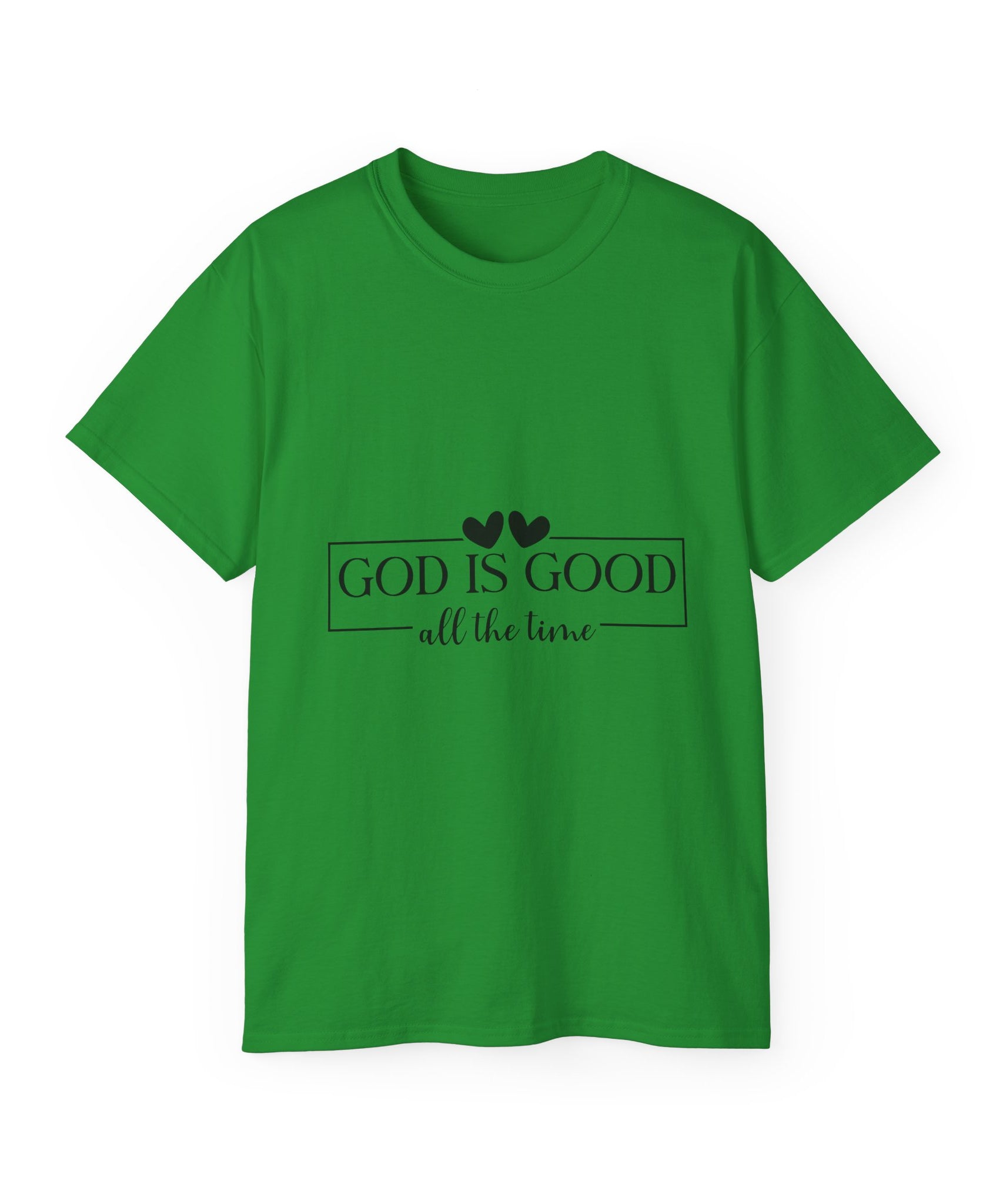 Unisex God is good all the time Tee - Inspirational Casual Wear, Christian T-Shirt, Motivational Gift, Faith-Based Apparel, Everyday Comfort - Gallory Hive