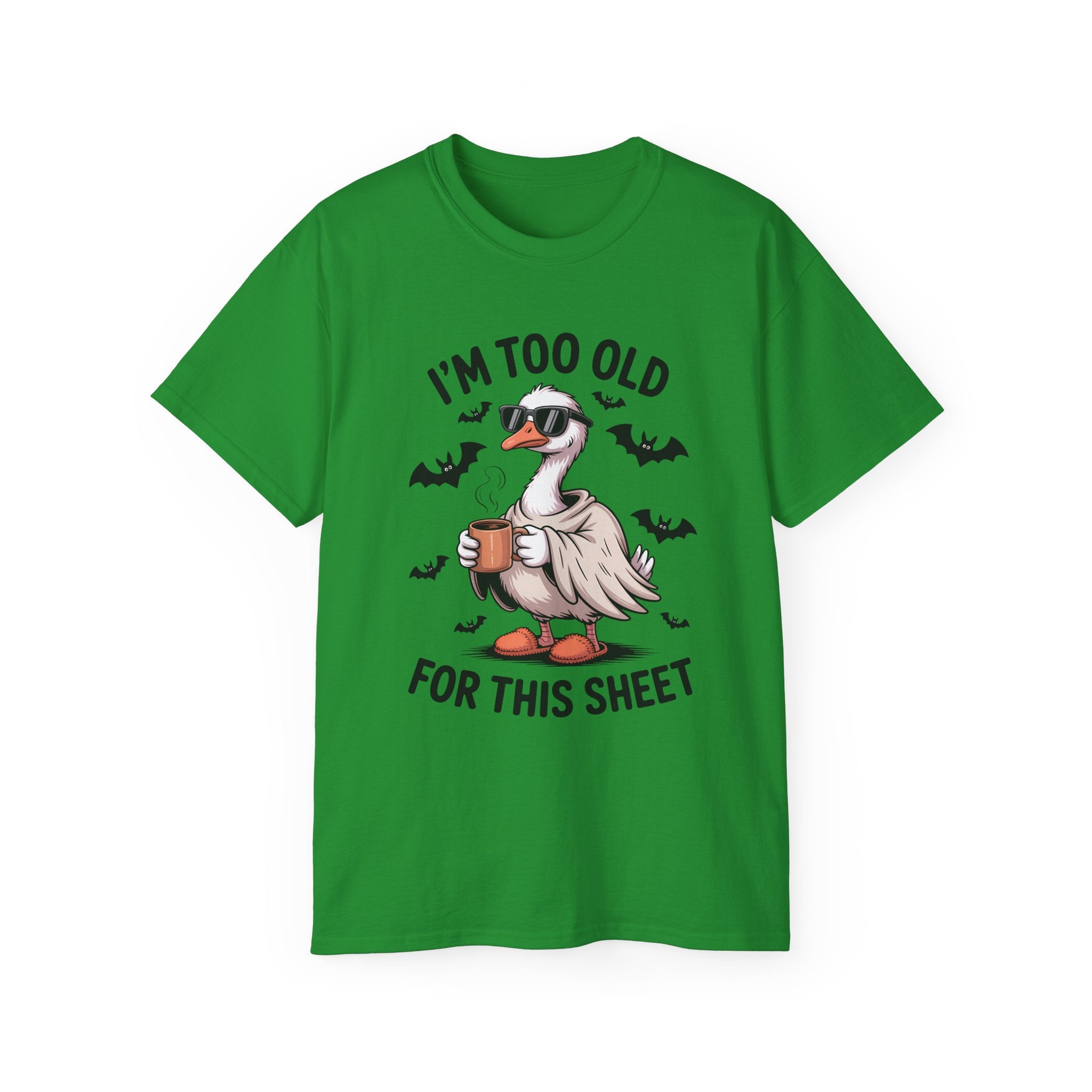 Funny Goose T-Shirt - Halloween Sheet Pun Tee