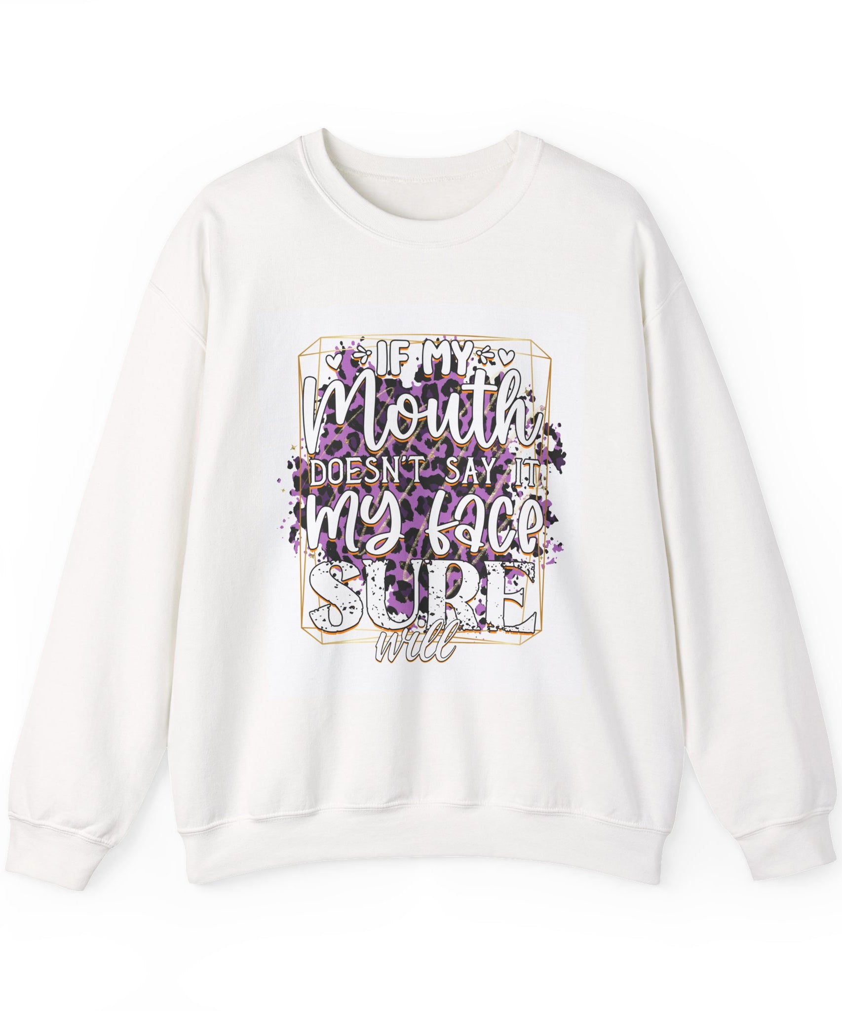 Expressive Crewneck Sweatshirt - Casual Humor Apparel, Gift for Friends, Family - Gallory Hive