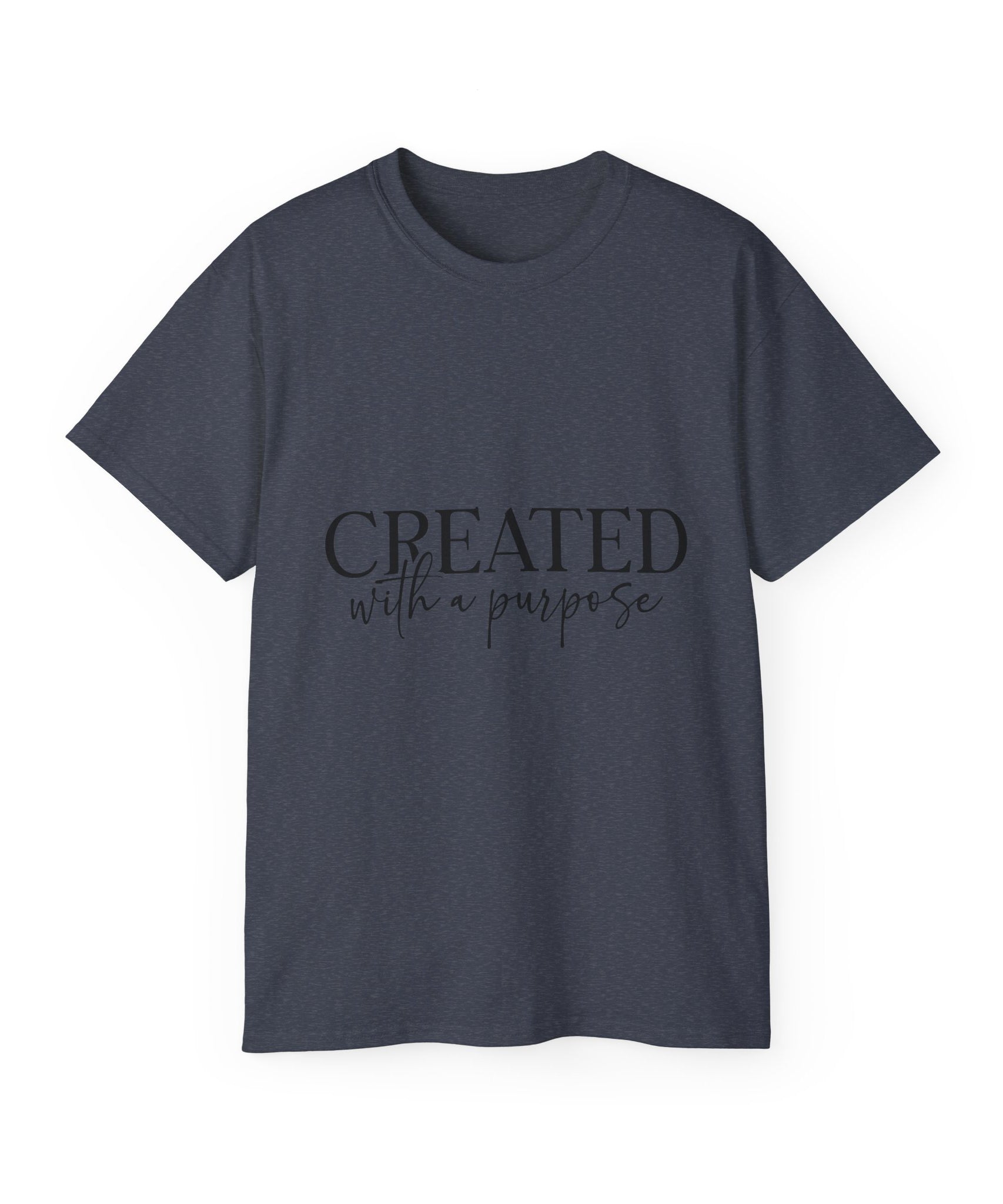 Unisex Created with a Purpose Tee - Inspirational Casual Wear, Christian T-Shirt, Motivational Gift, Faith-Based Apparel, Everyday Comfort - Gallory Hive